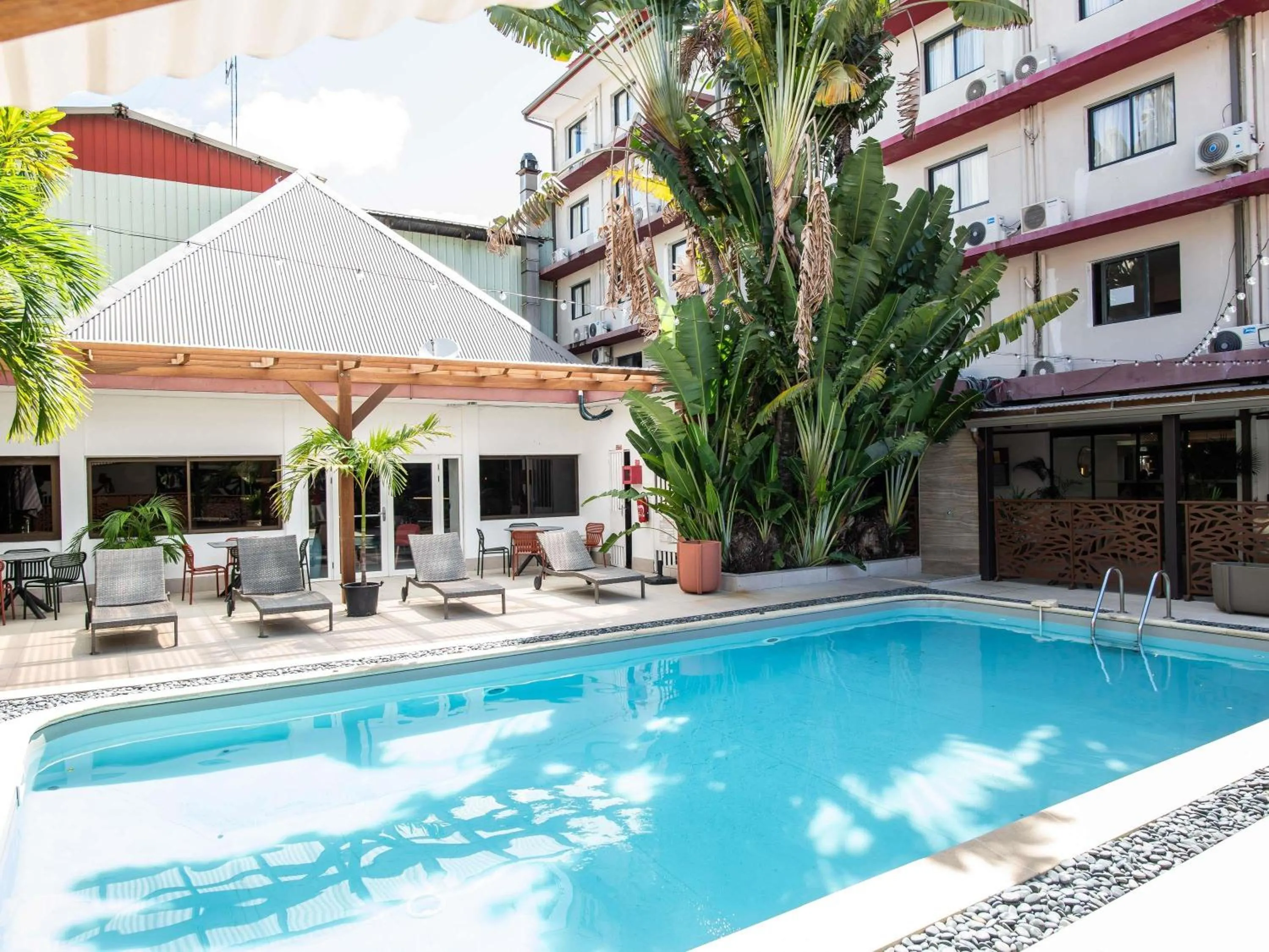 Pool view in Ibis Styles Cayenne Centre Amazonia