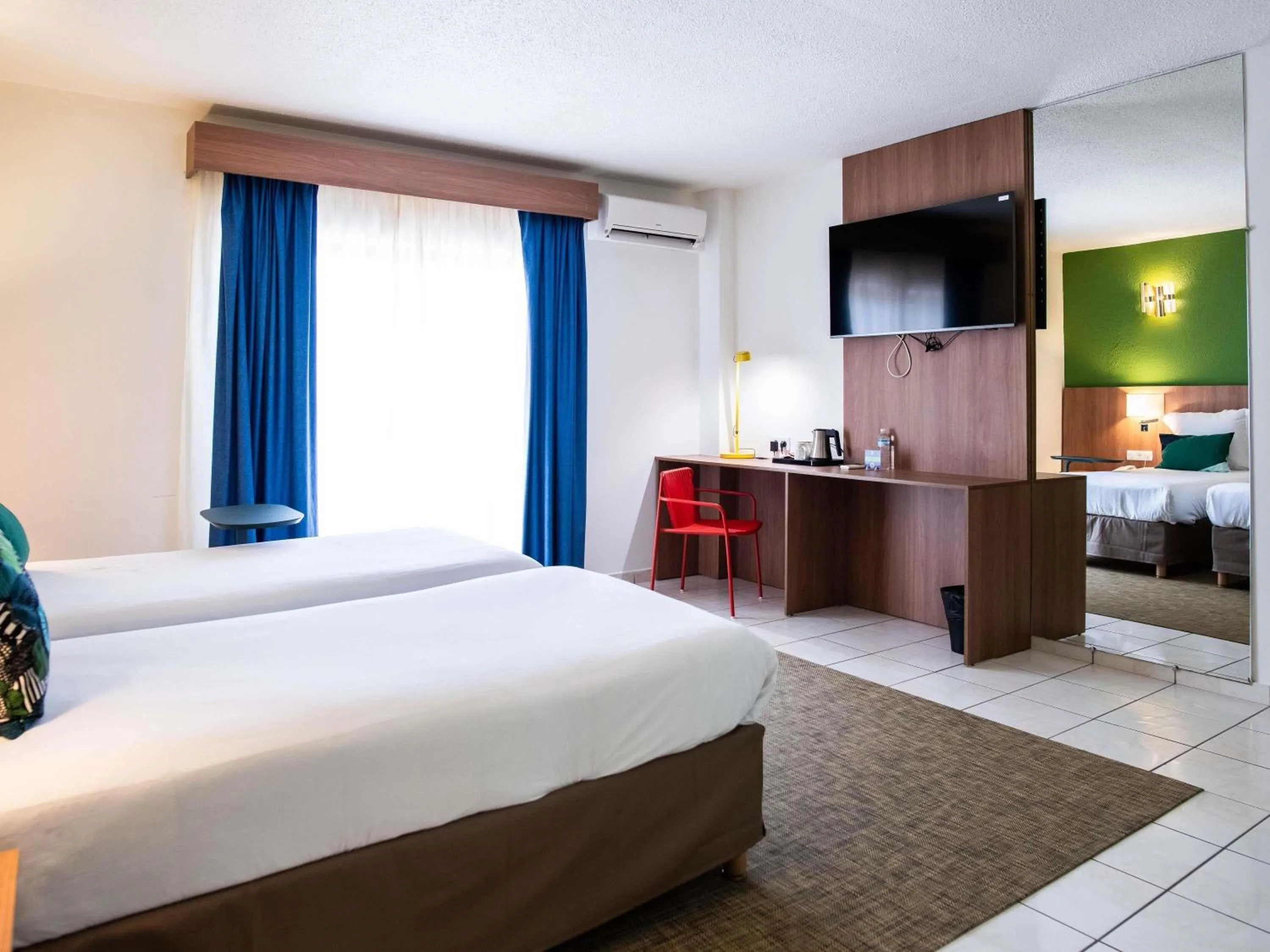 Bedroom, Bed in Ibis Styles Cayenne Centre Amazonia