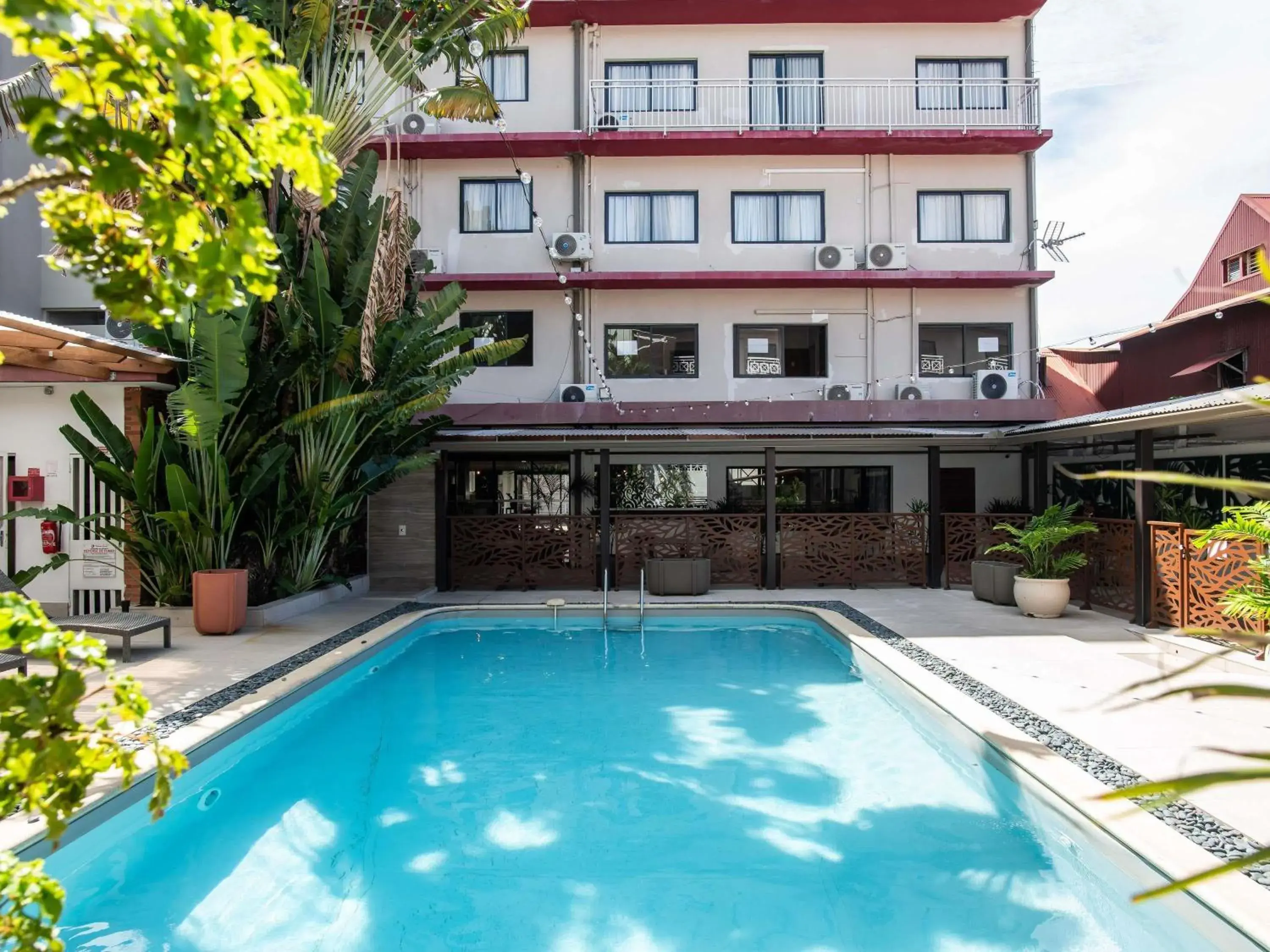 Pool view in Ibis Styles Cayenne Centre Amazonia Pool view in Ibis Styles Cayenne Centre Amazonia