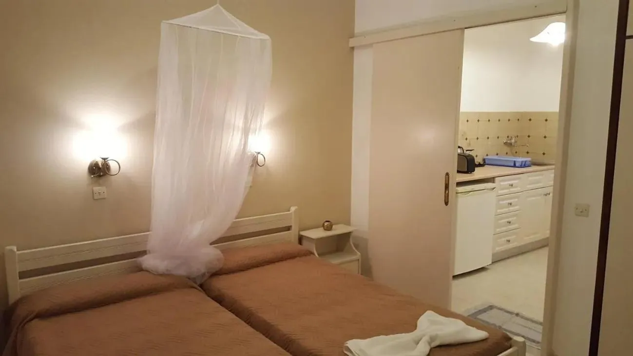 Bed in Arillas Dream Studios