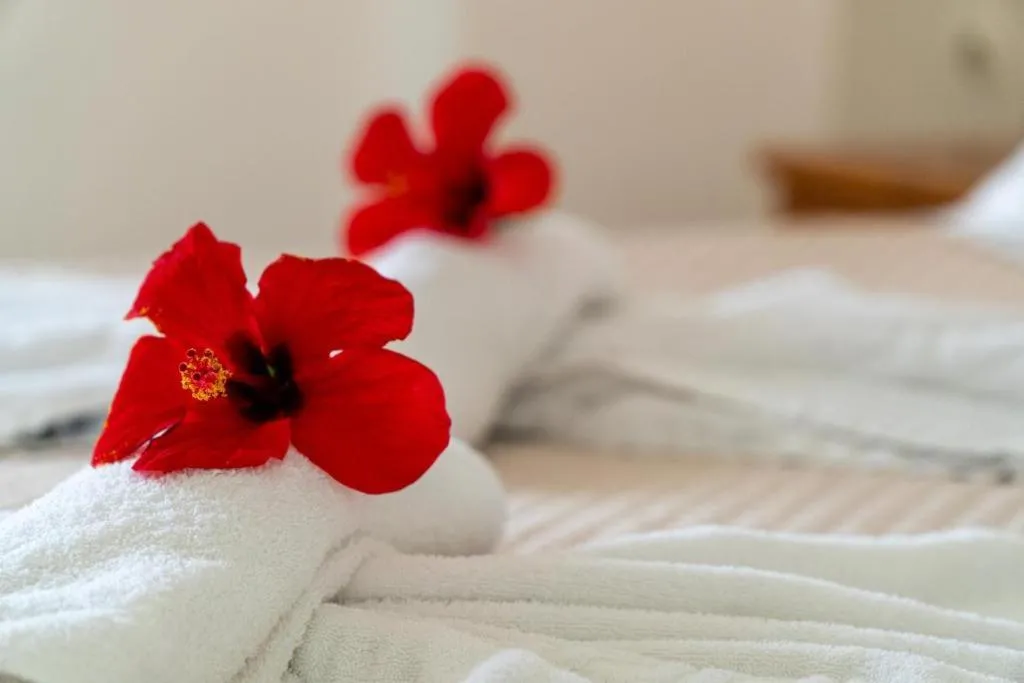 Bed in Arillas Dream Studios