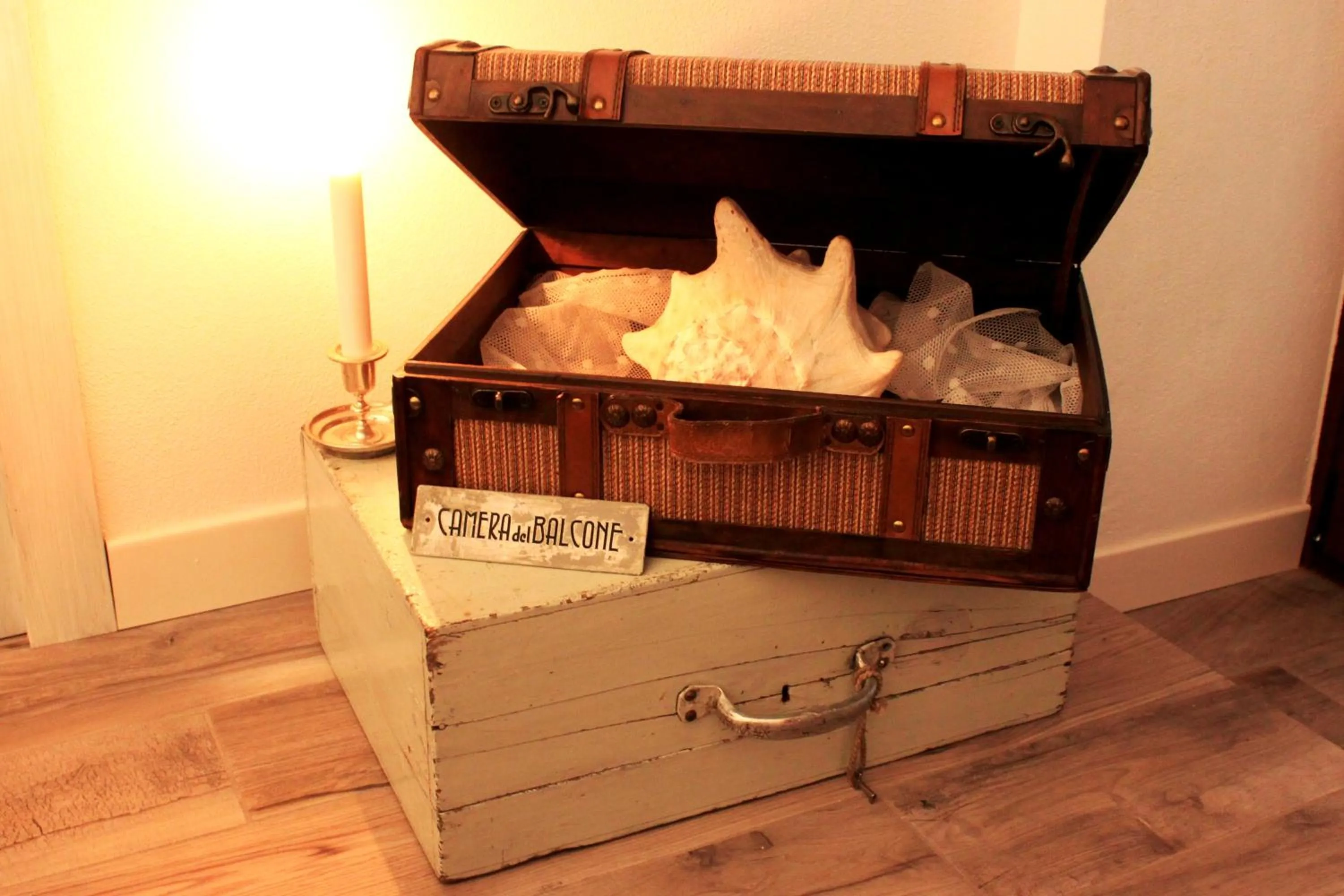 Decorative detail in Le Dame Della Cortesella B&B