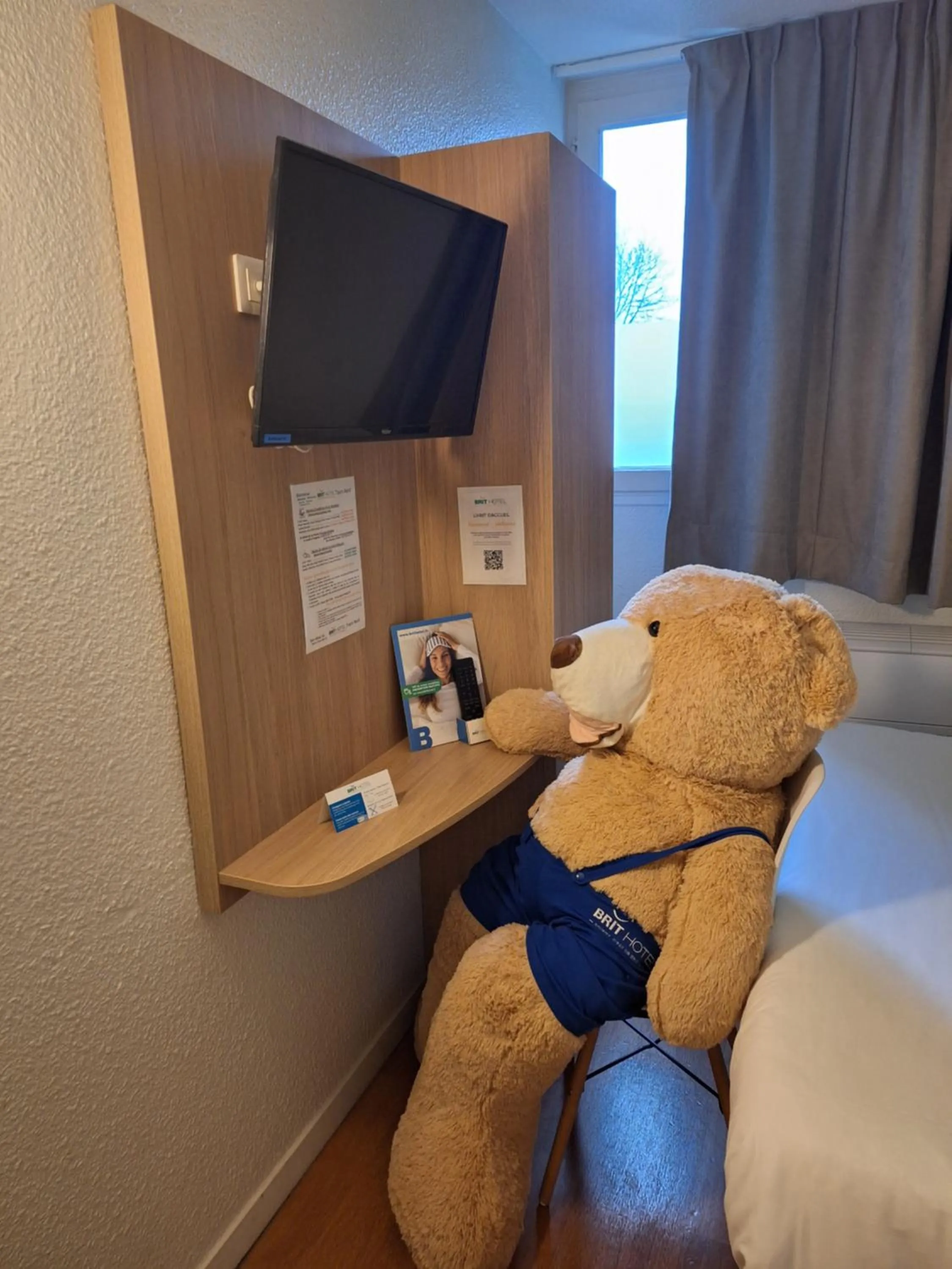 Bed in Brit Hotel Essentiel Tours Nord