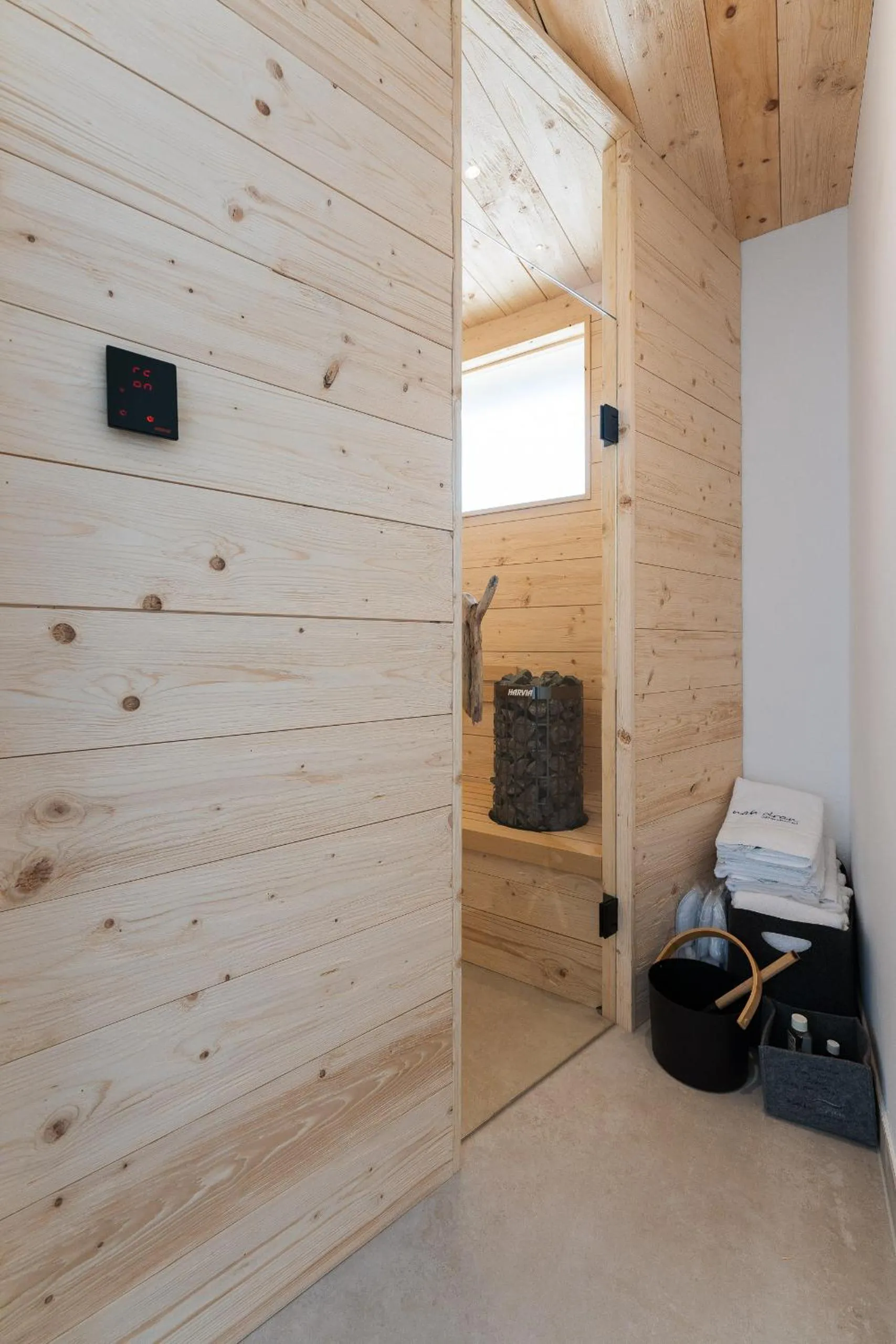 Sauna in Aparthotel nah dran