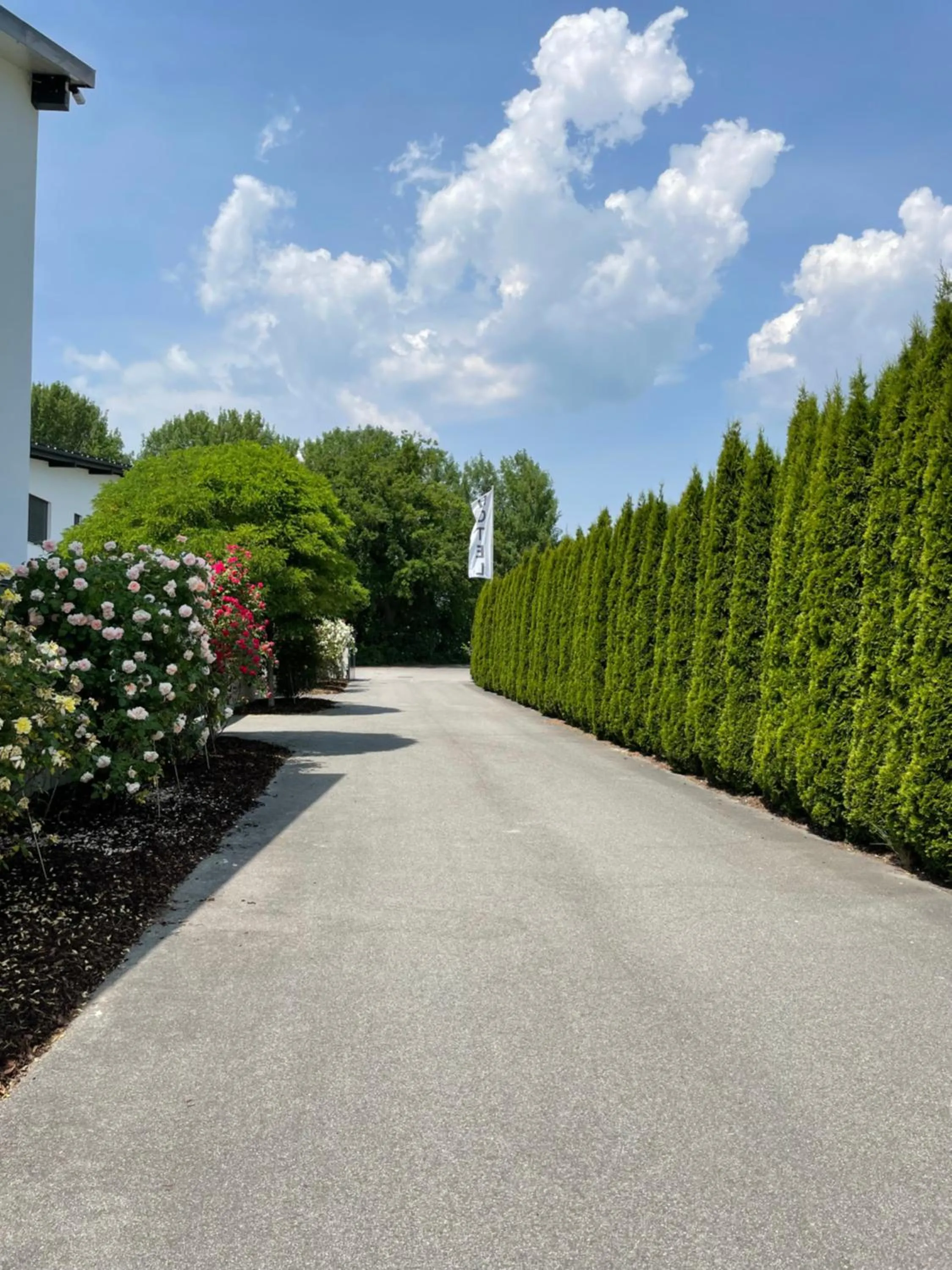 Property building in Aparthotel nah dran