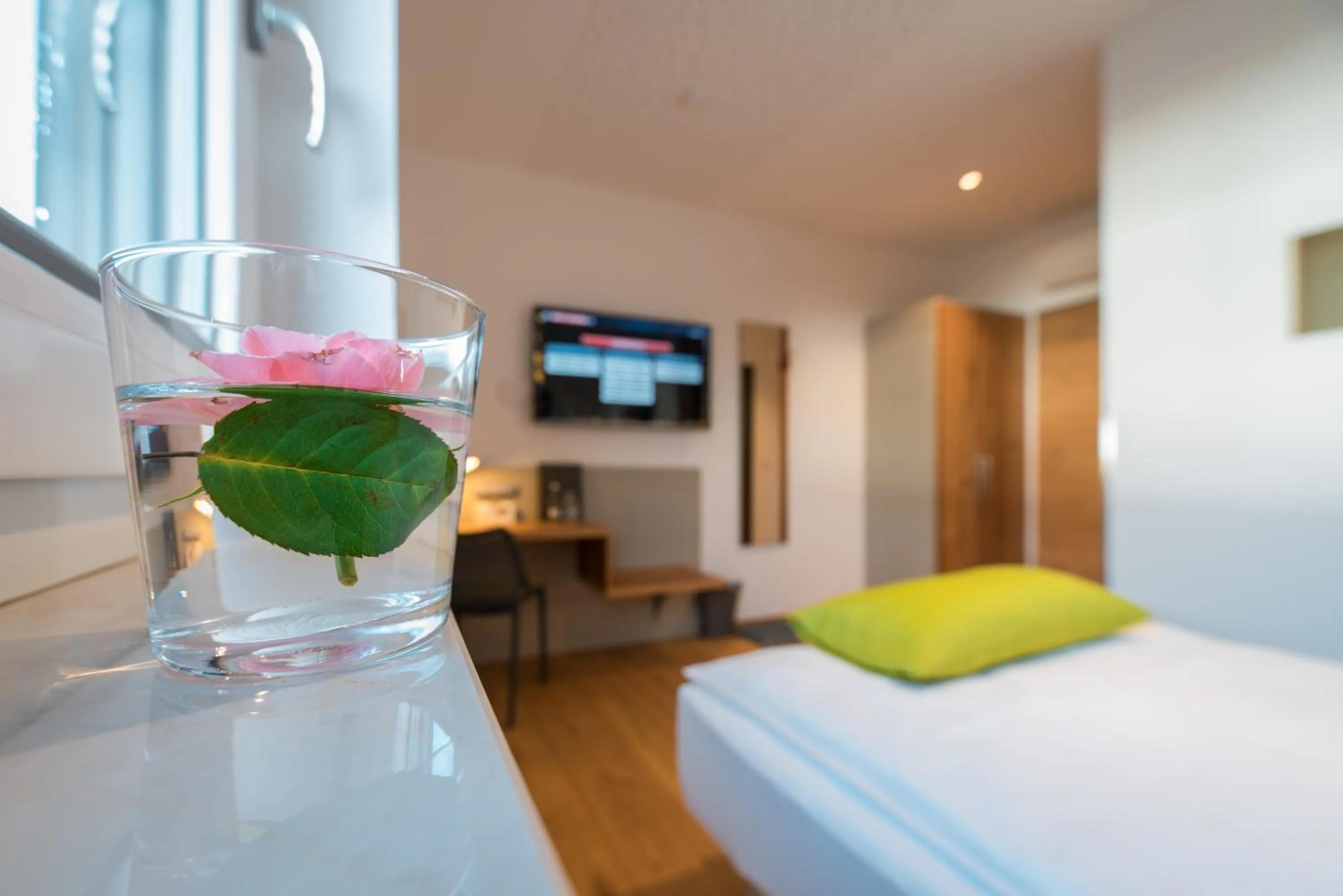 TV and multimedia, Bed in Aparthotel nah dran