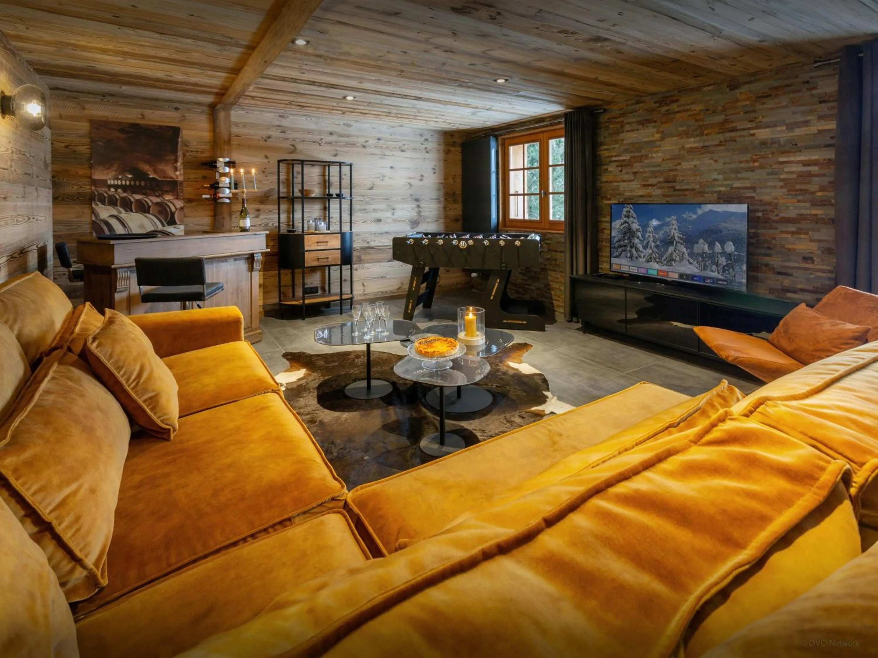 TV and multimedia in Chalet Loisel - OVO Network