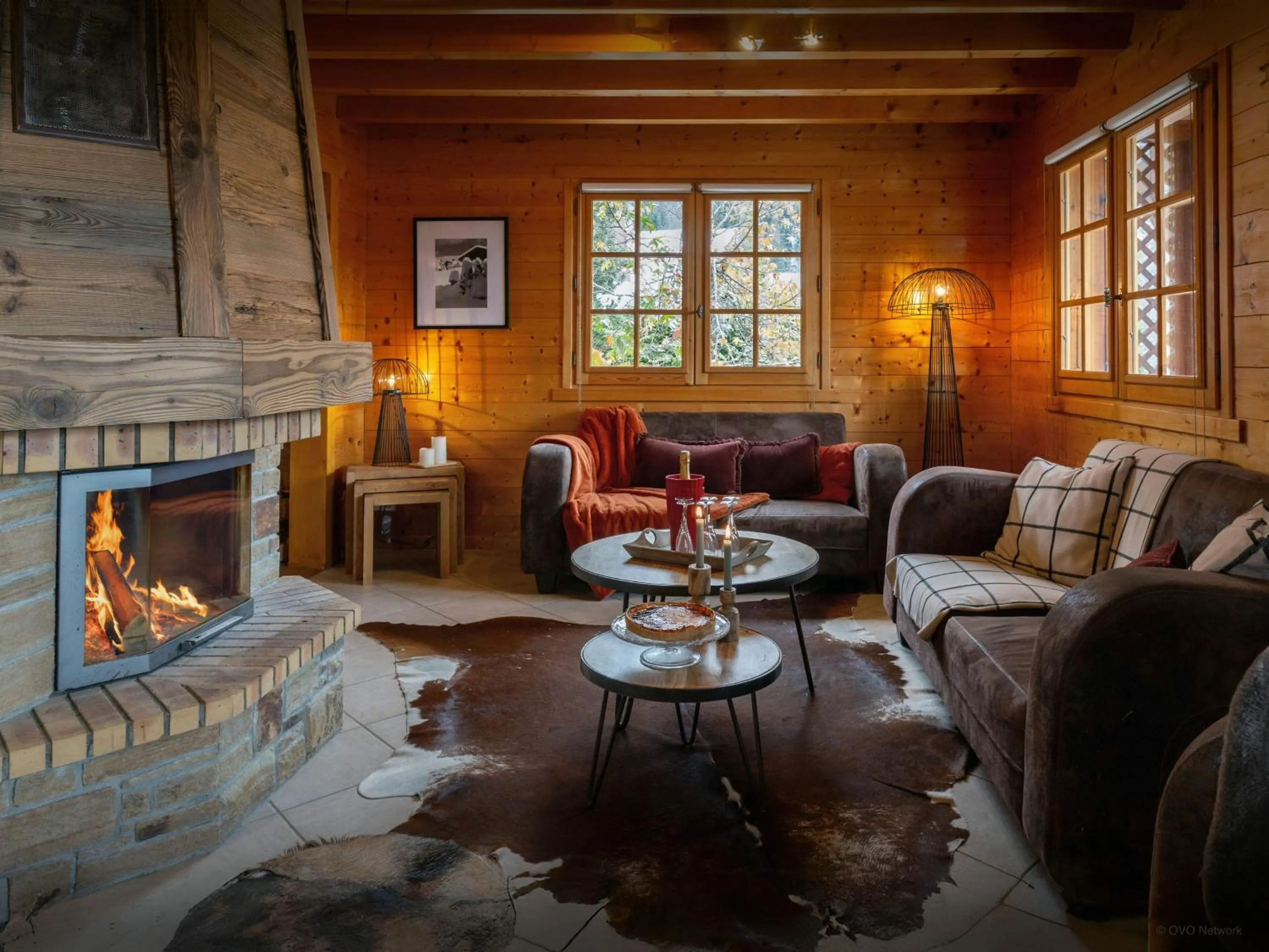 Living room in Chalet Loisel - OVO Network