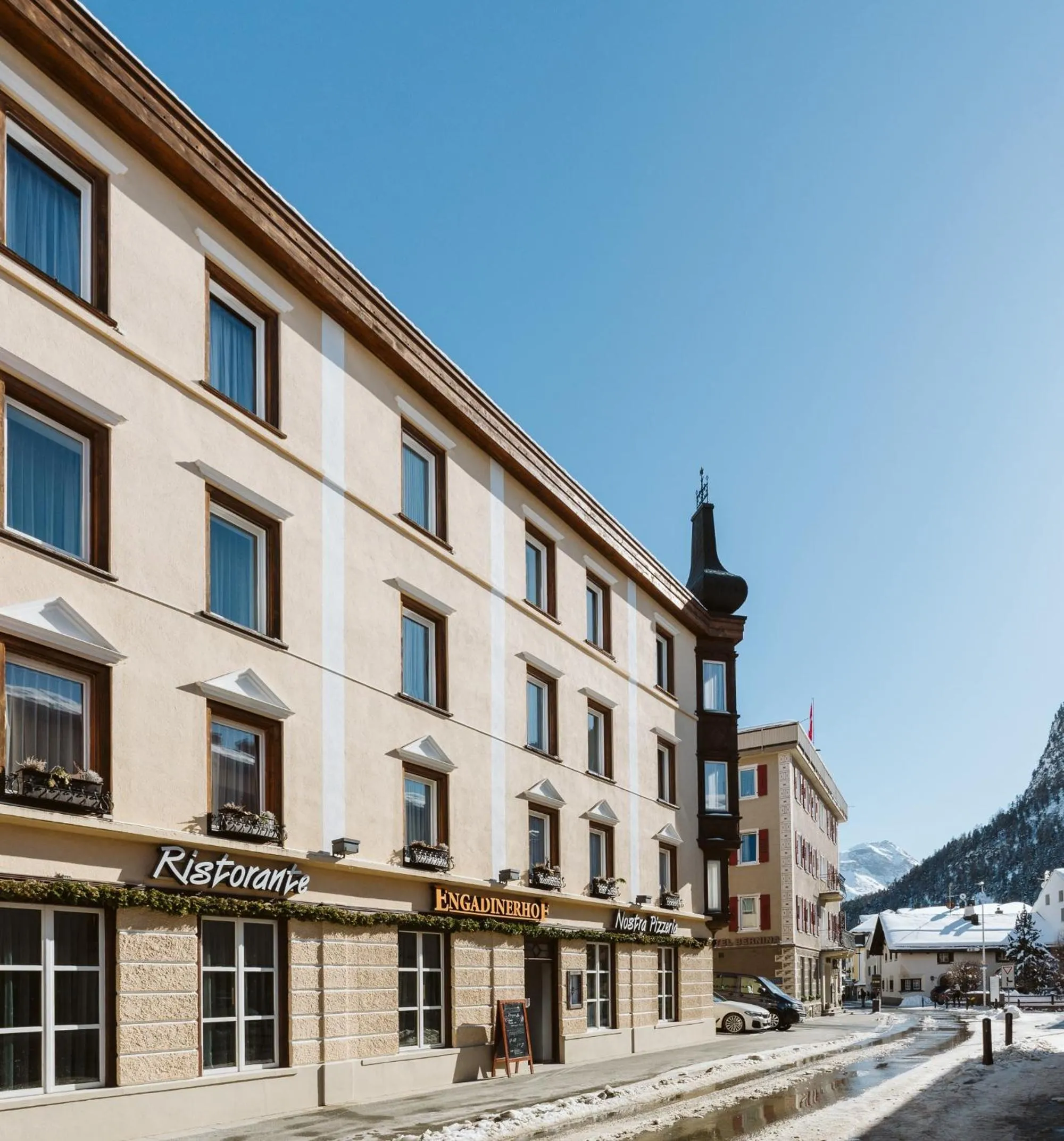 Property building in Boutique Hotel Engadinerhof - A Home for Generations