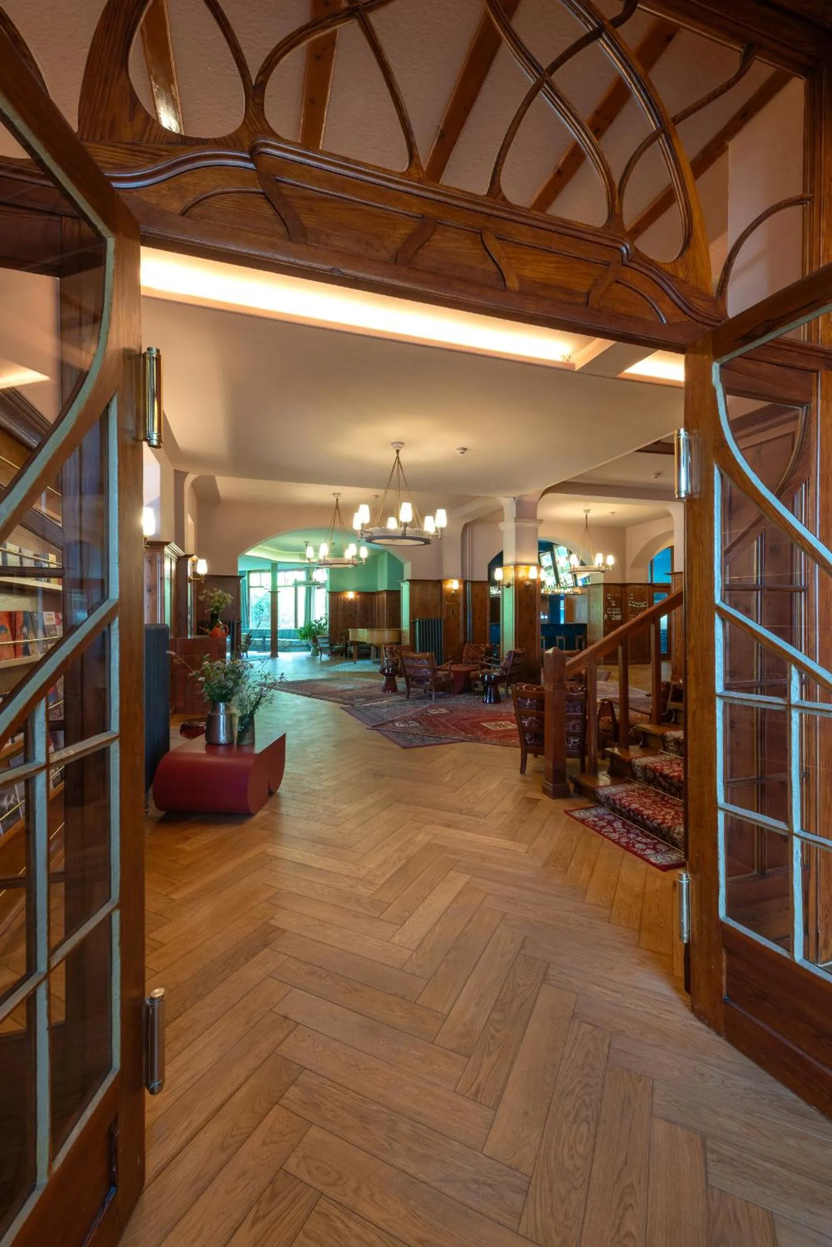 Lobby or reception in Boutique Hotel Engadinerhof - A Home for Generations
