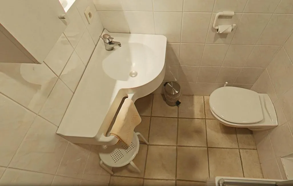 Bathroom in Familiehotel Soll Cress Koksijde