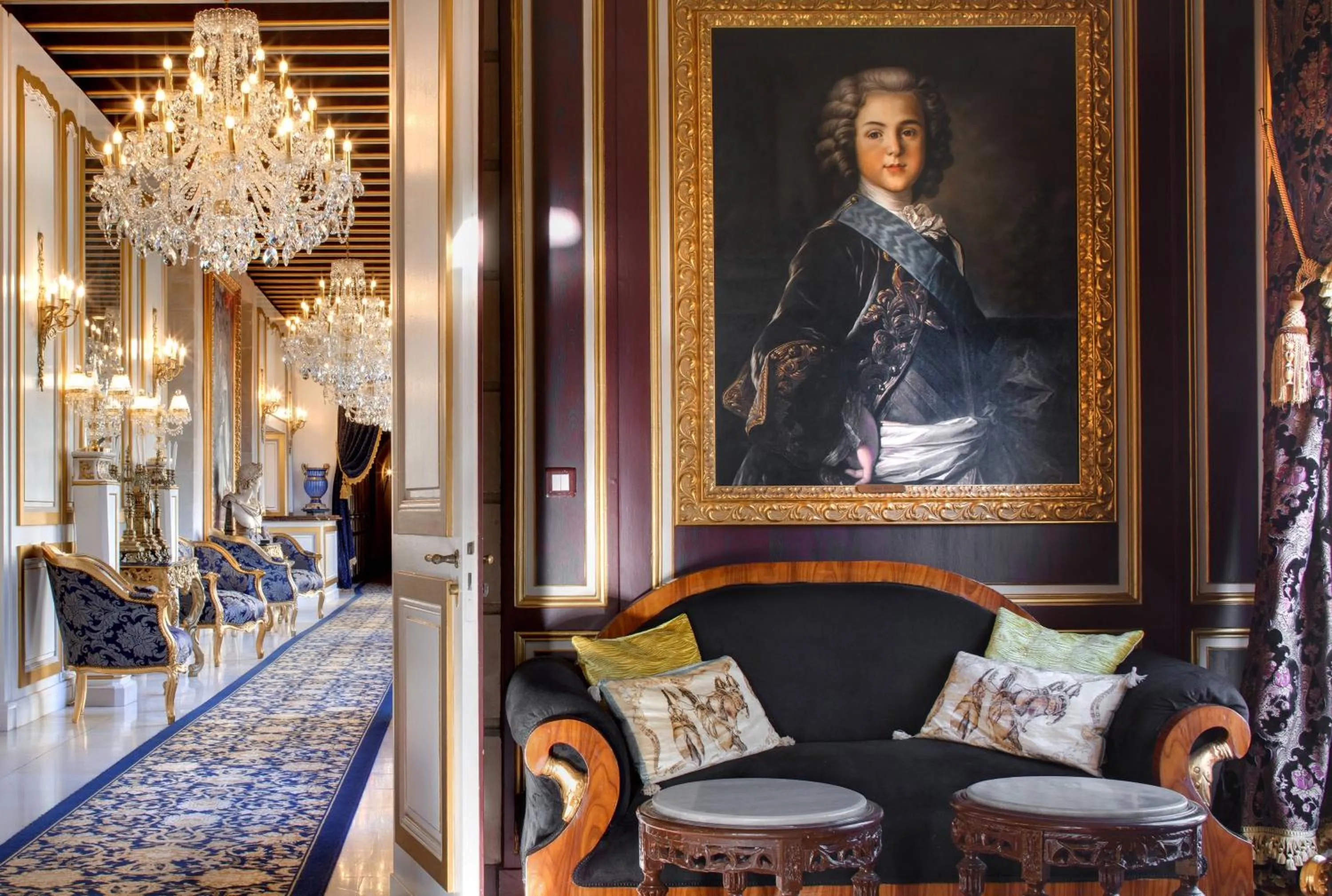 Lobby or reception in Château De Beauvois - La Maison Younan