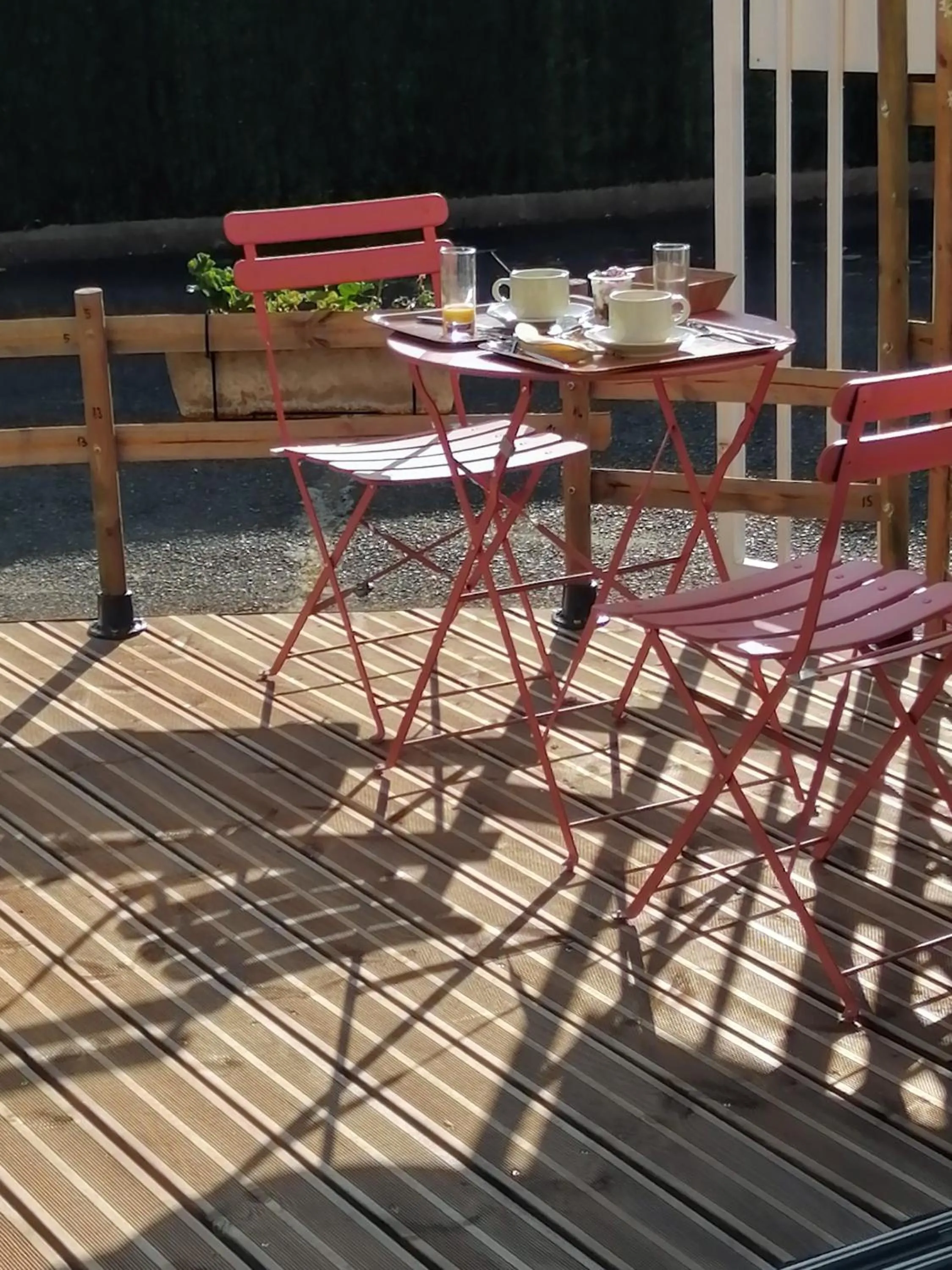 Patio in Hôtel Chantepie