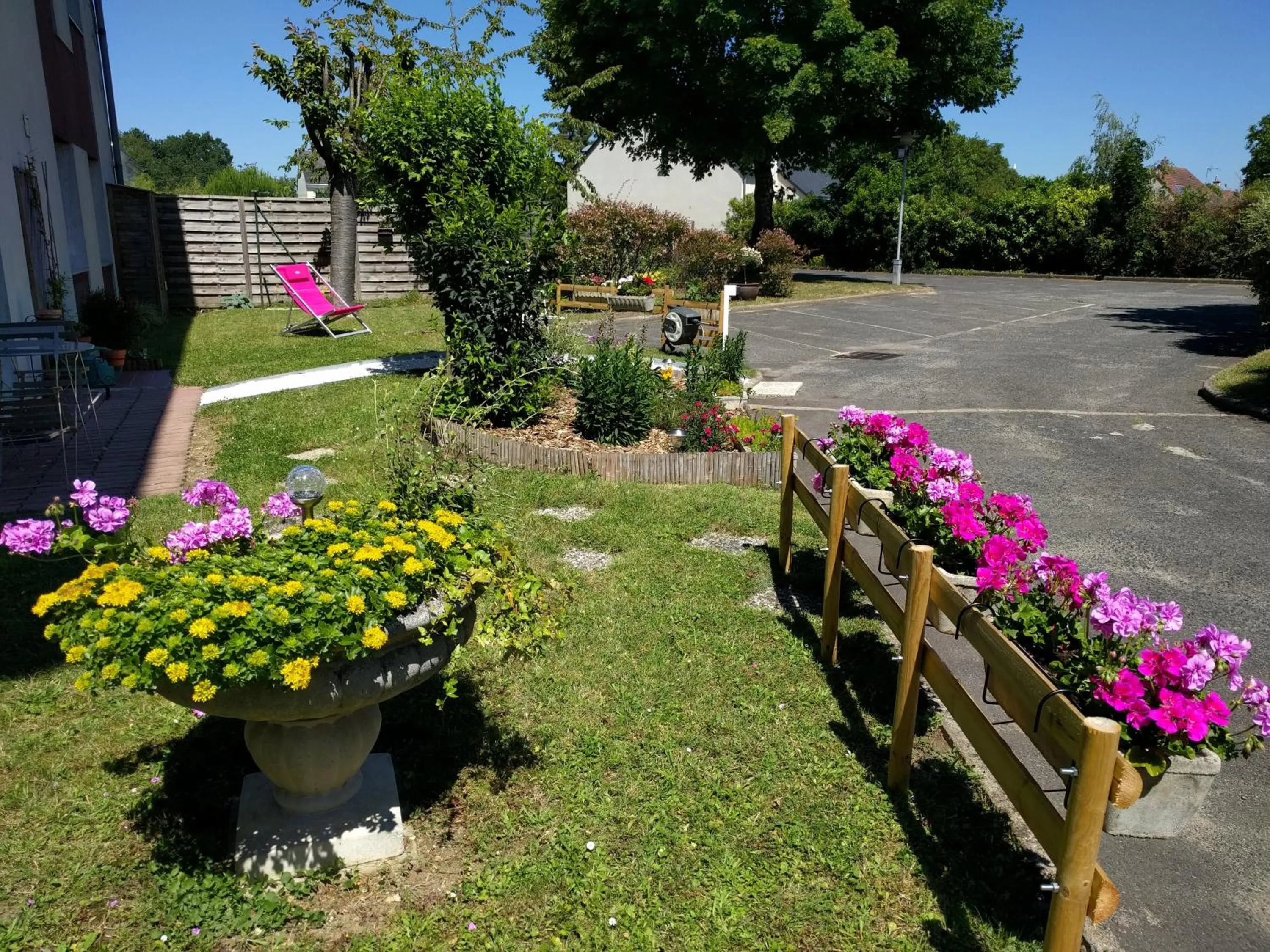Garden in Hôtel Chantepie