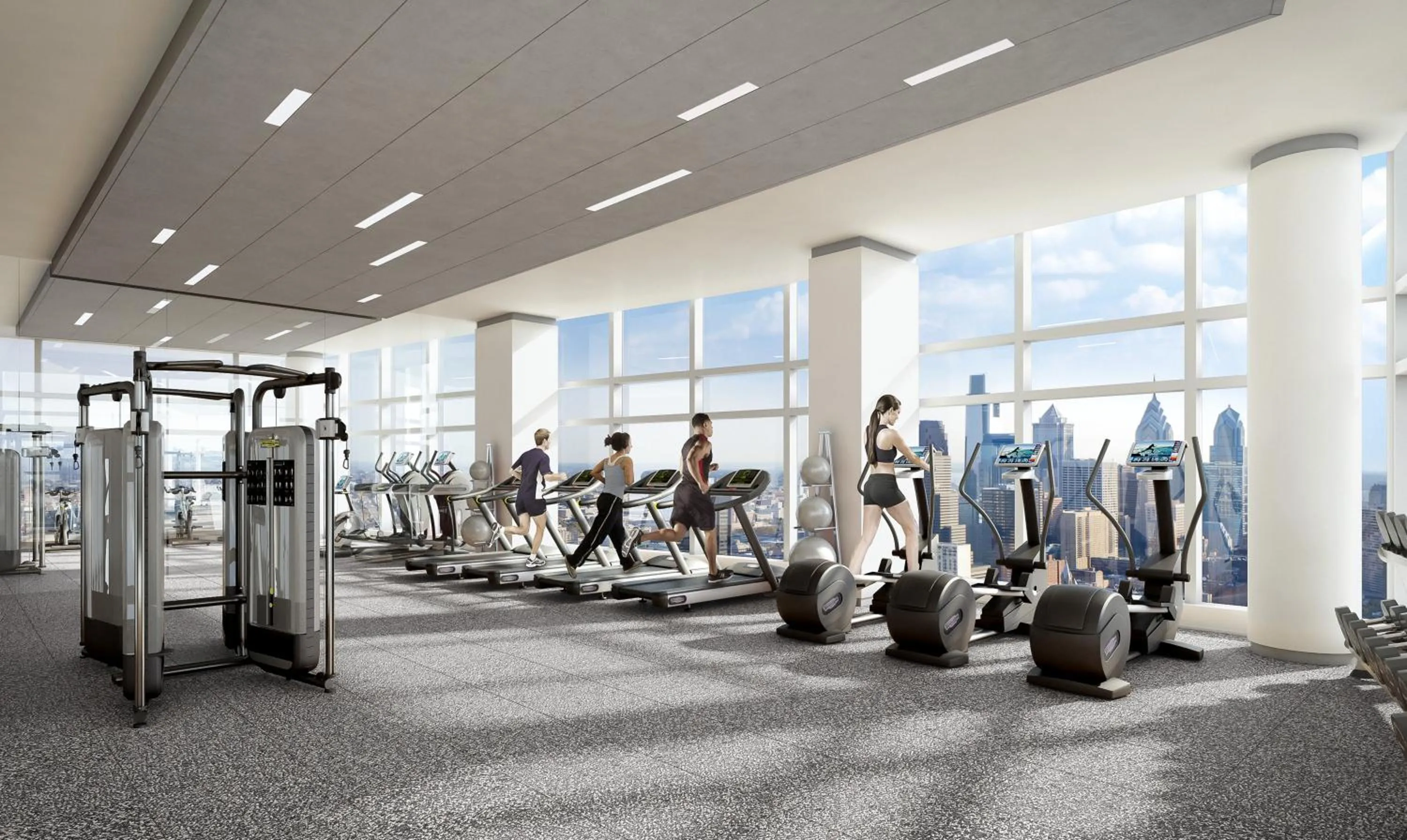 Fitness centre/facilities in AKA University City