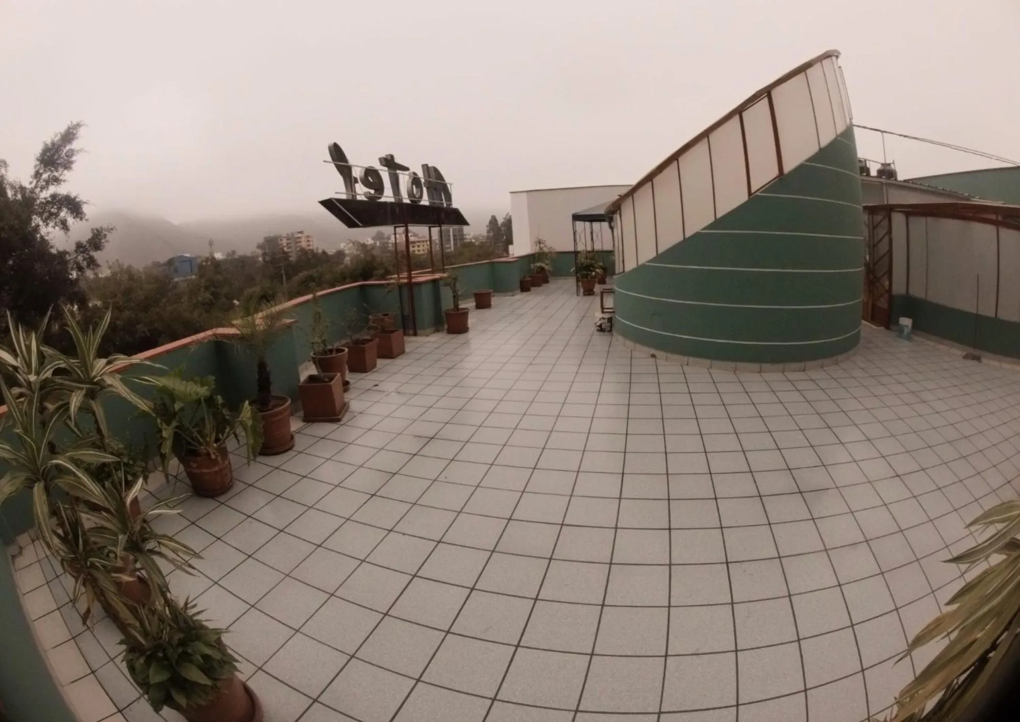 Balcony/Terrace in Hotel Asturias Inn