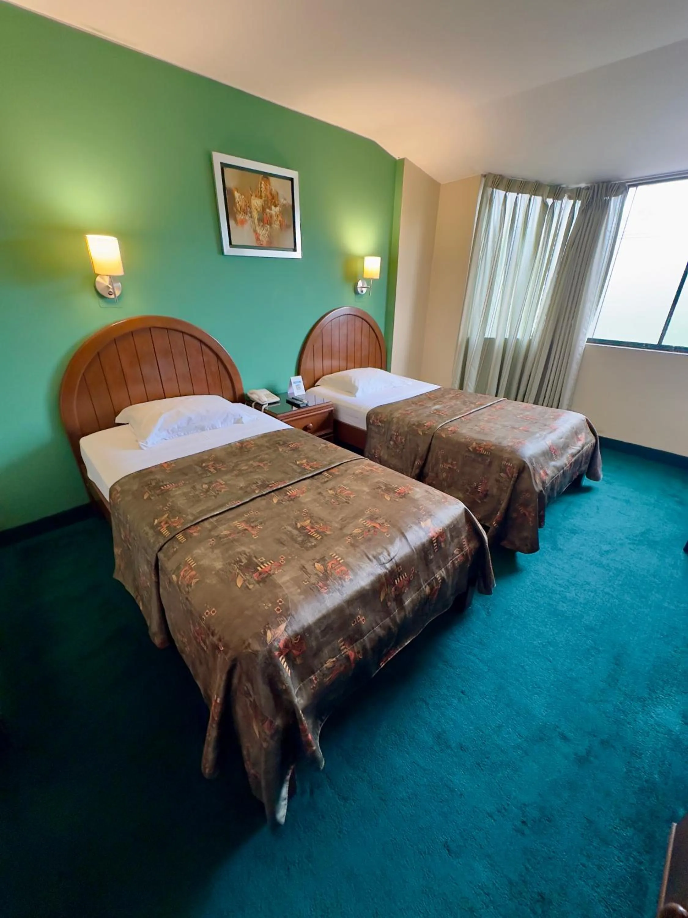 Bedroom, Bed in Hotel La Molina