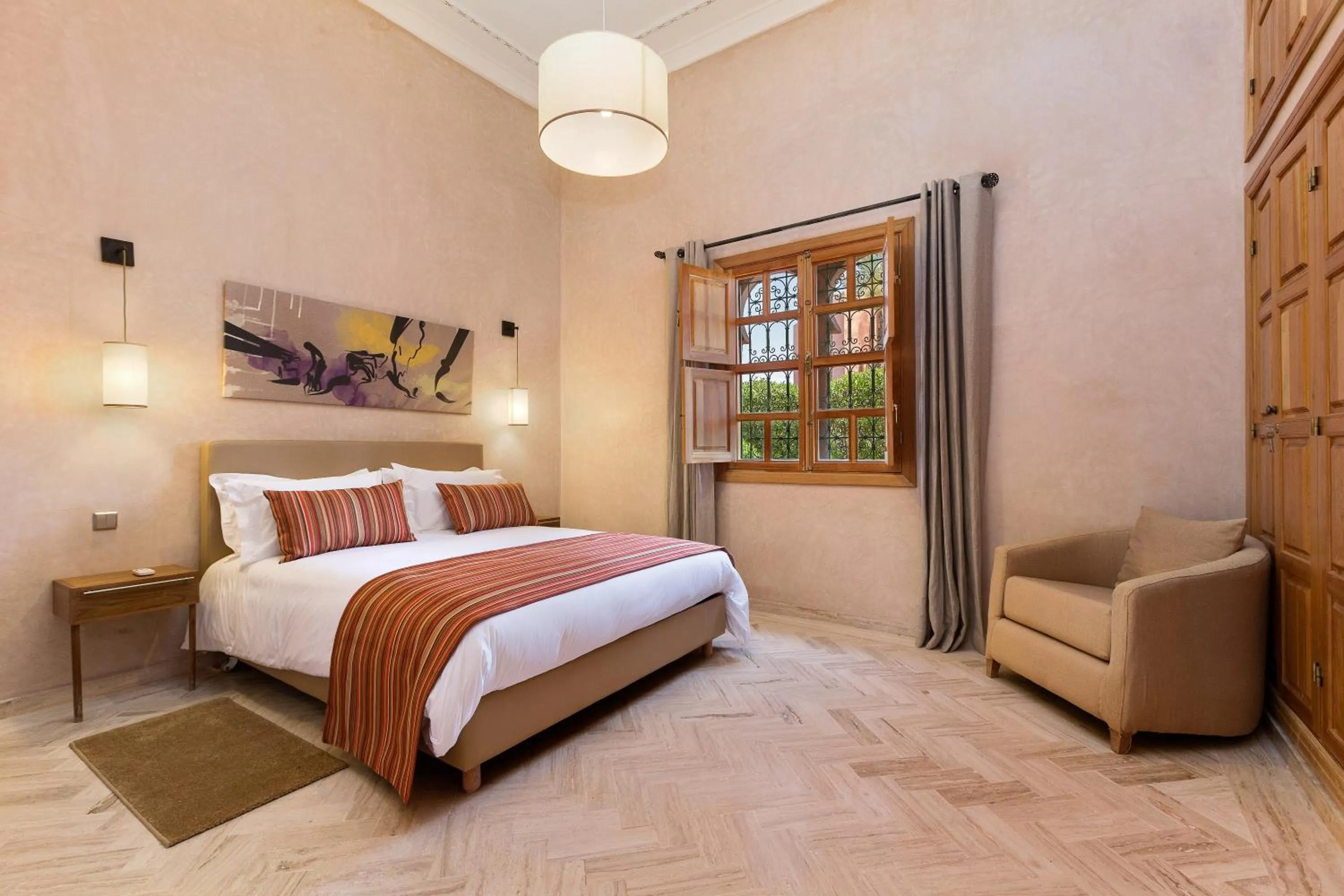 Decorative detail, Bed in La Palmeraie De L'Atlas