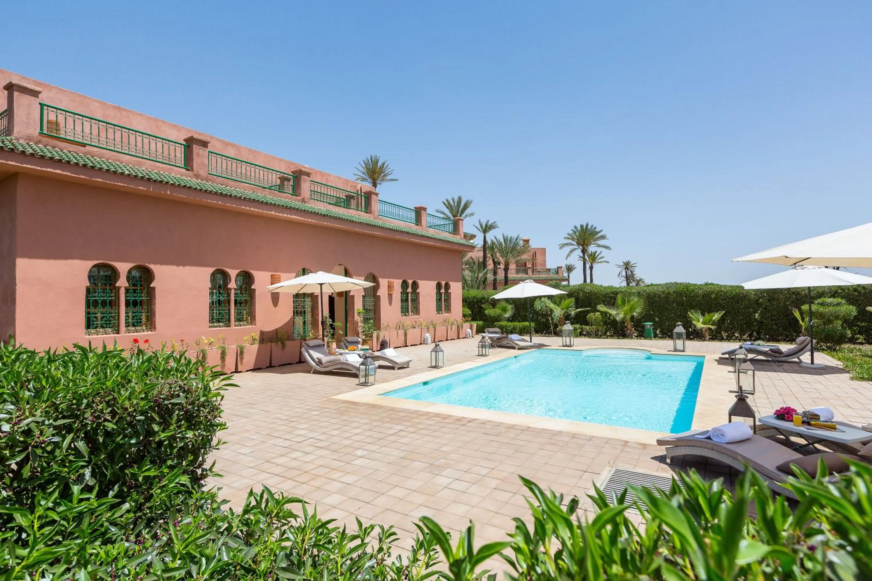 Garden in La Palmeraie De L'Atlas