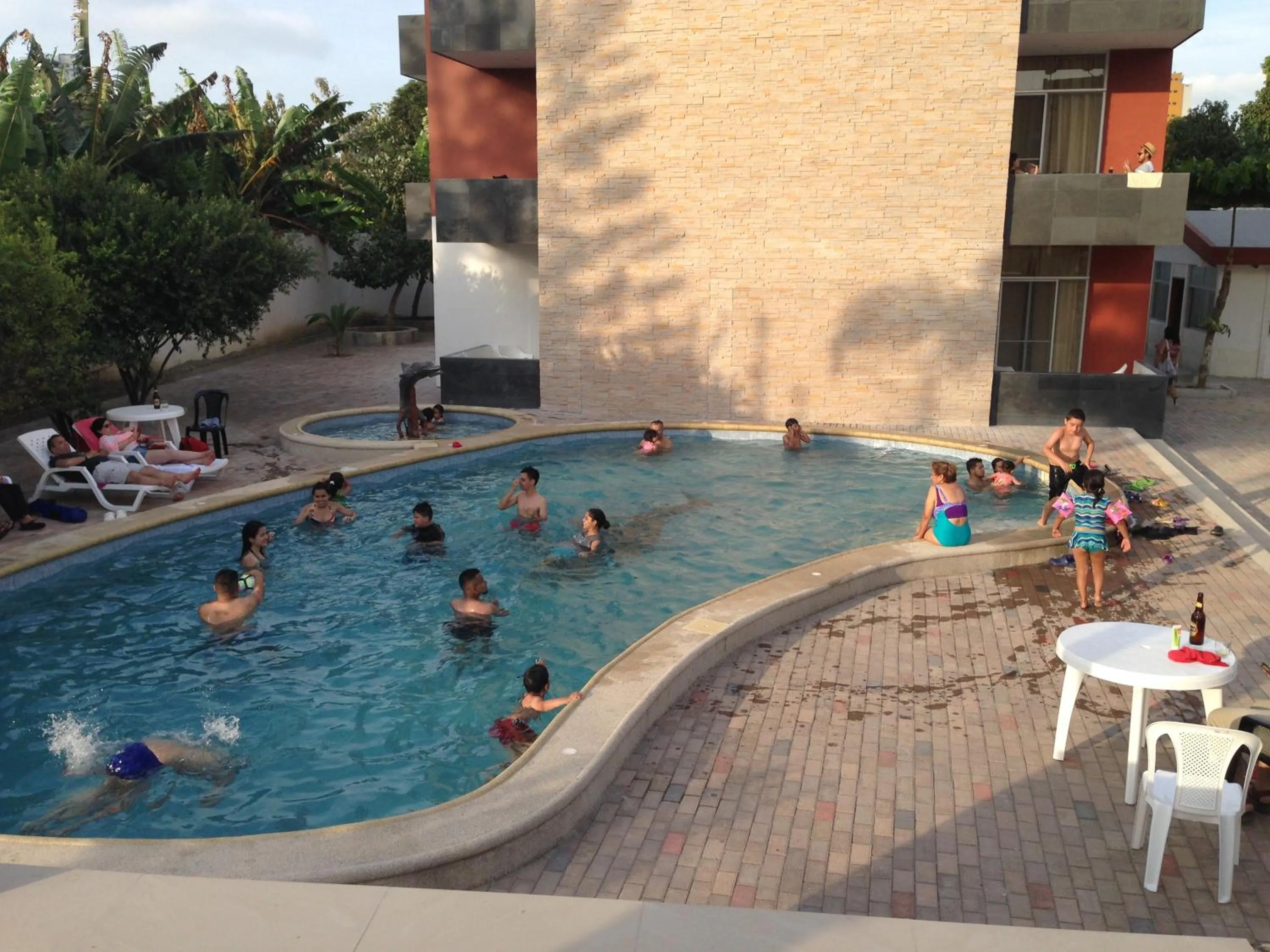 People in Hotel Almond Beach