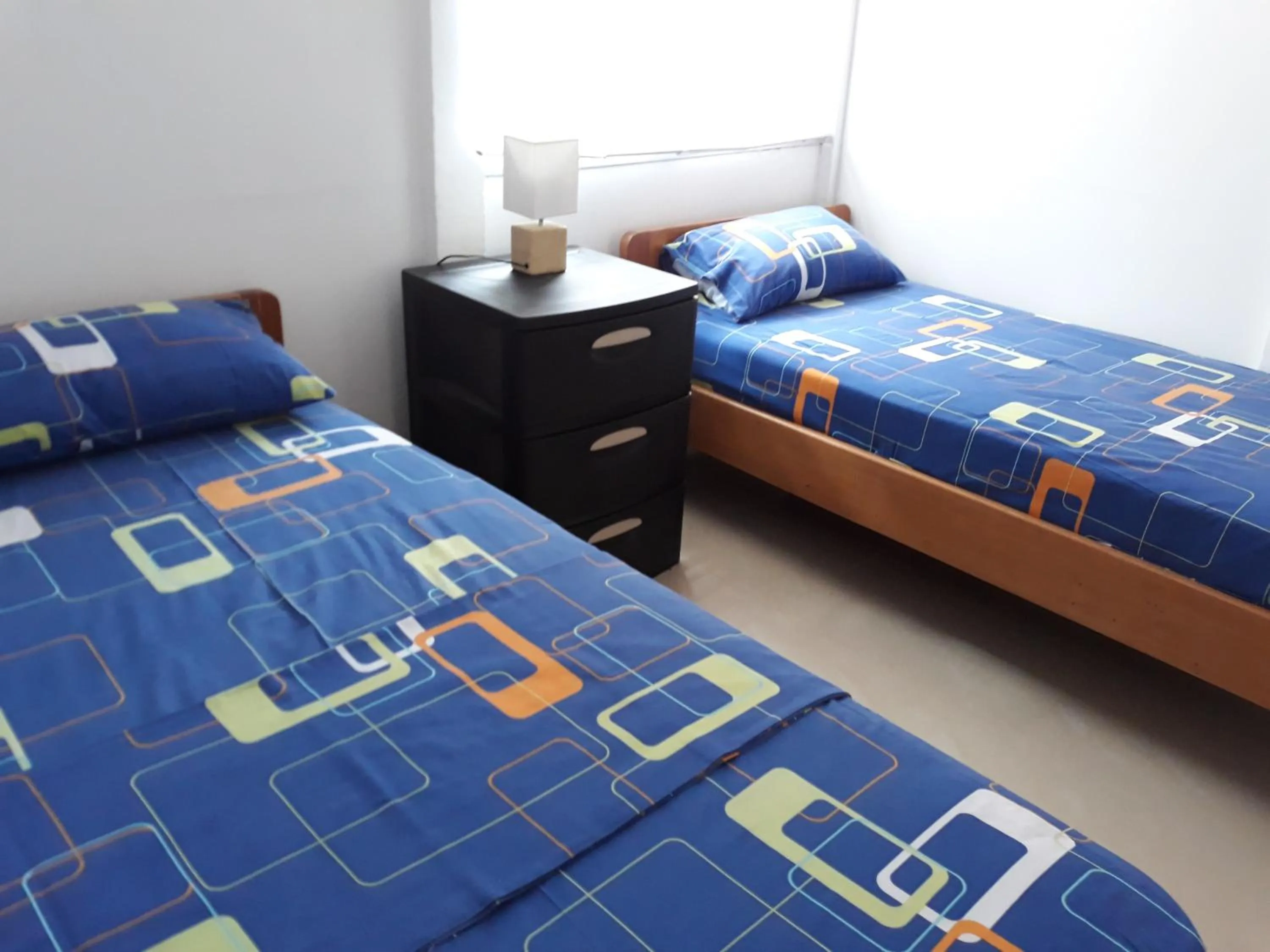 Bed in Hotel Almond Beach