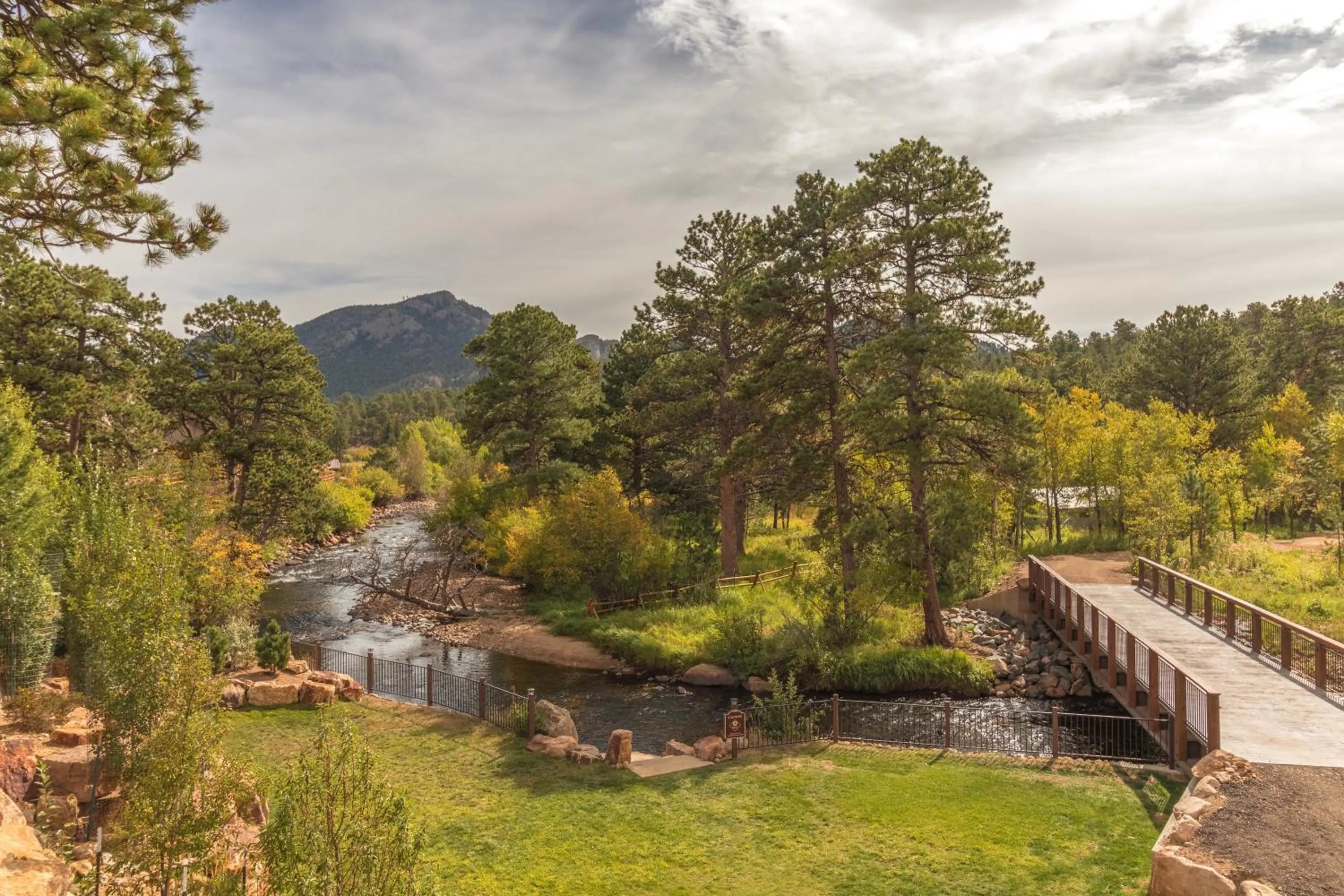 River view in The Landing at Estes Park