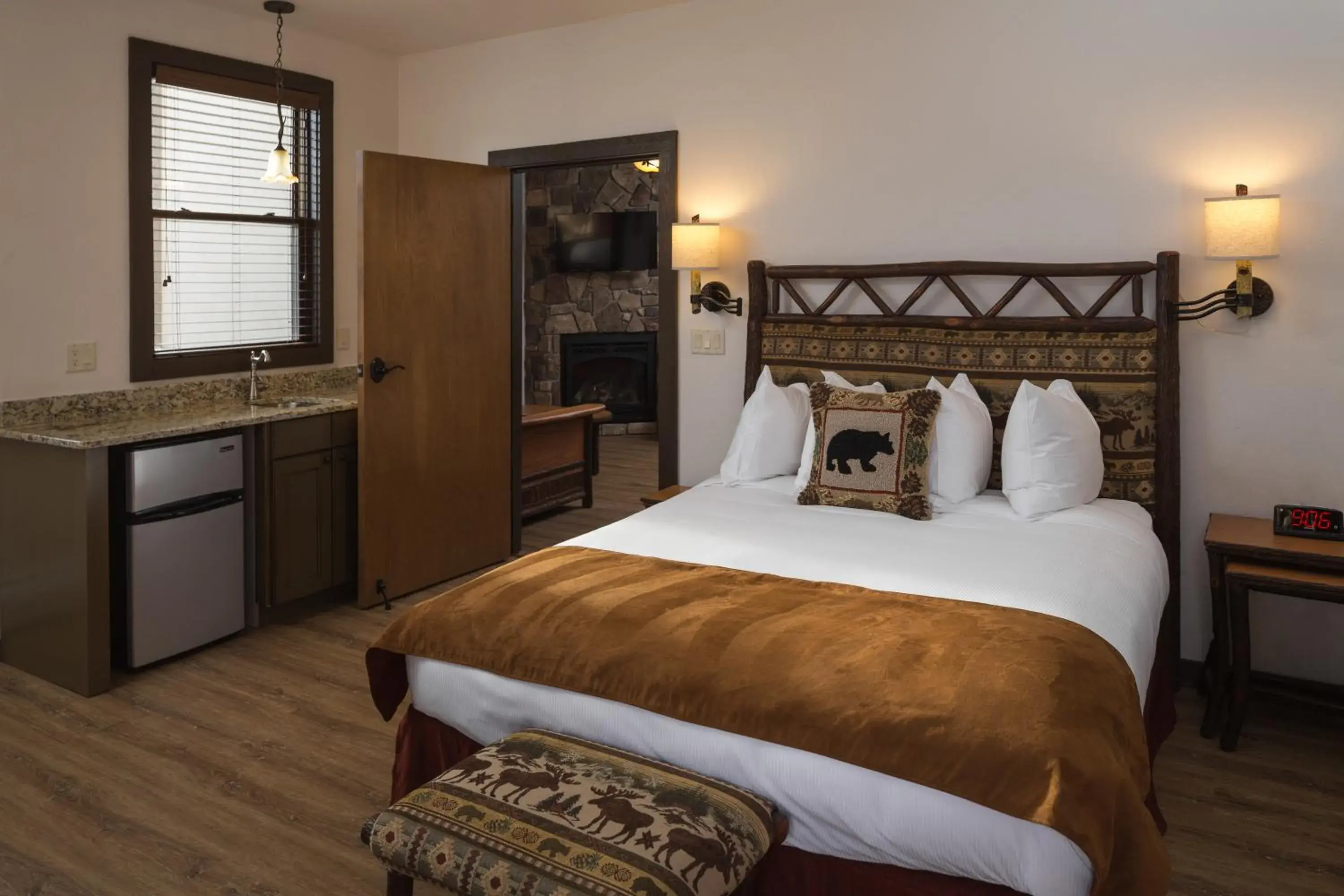 Bedroom, Bed in The Landing at Estes Park Bedroom, Bed in The Landing at Estes Park