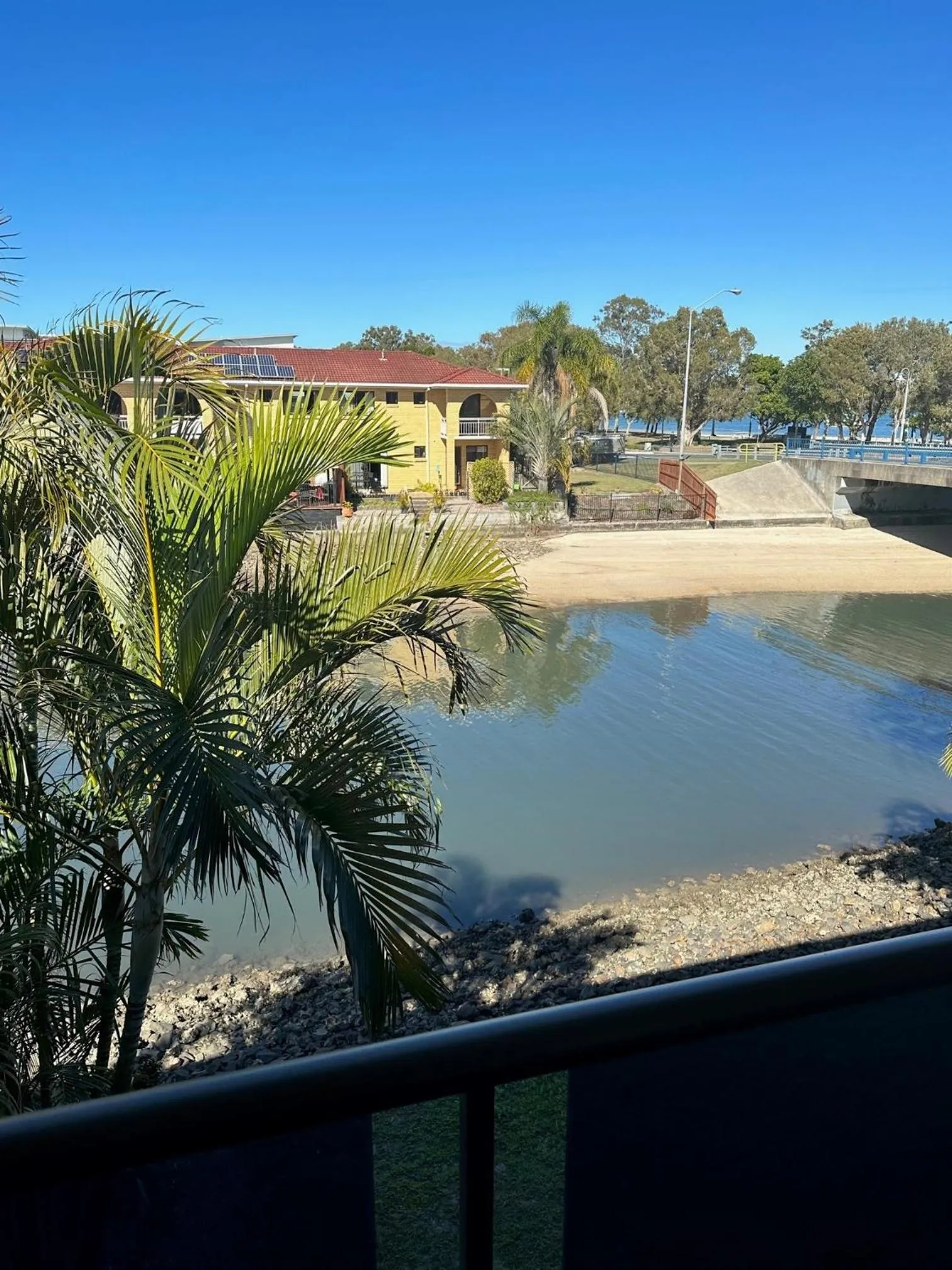 River view in Bribie Waterways Motel