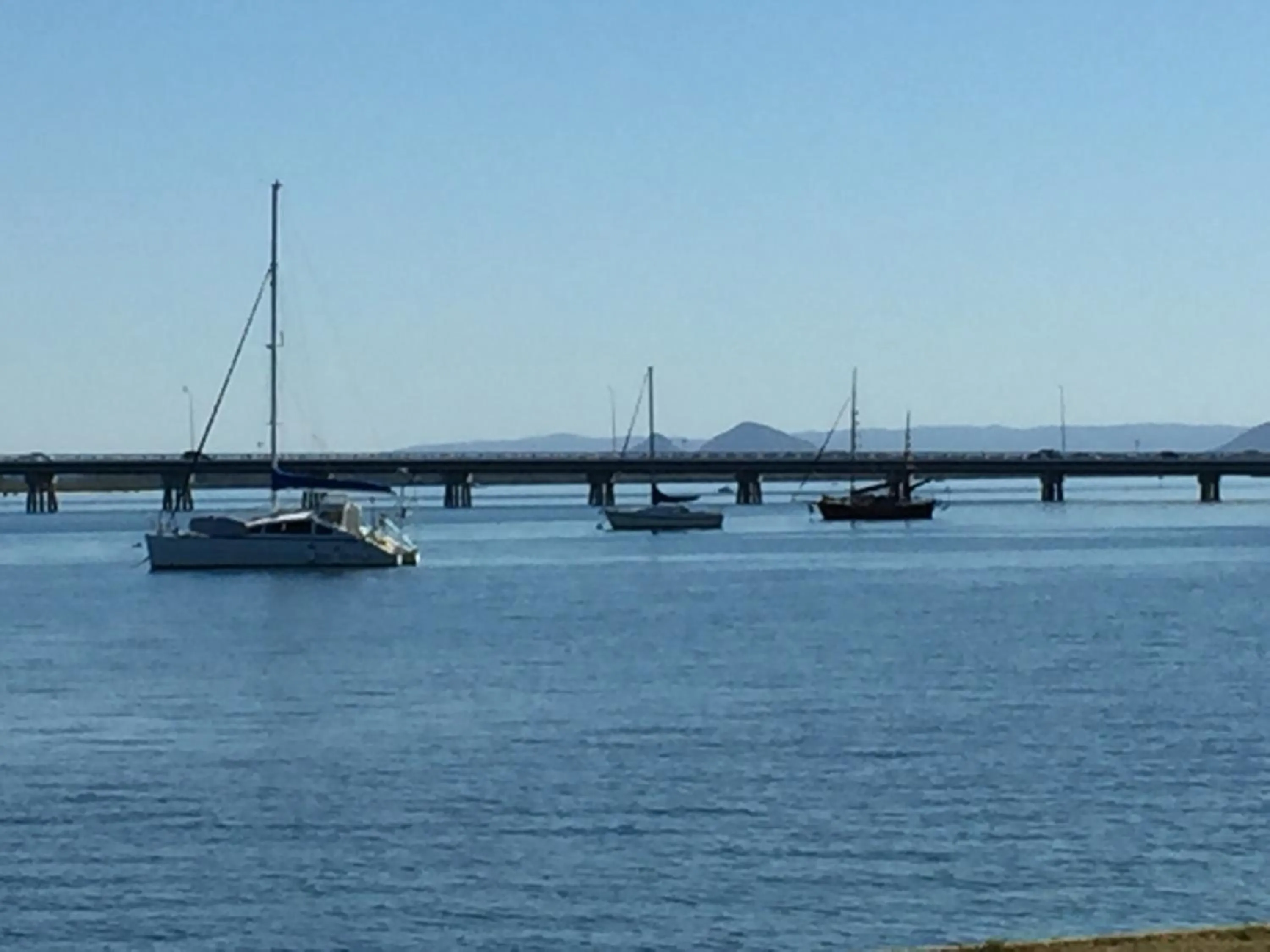 Sea view in Bribie Waterways Motel