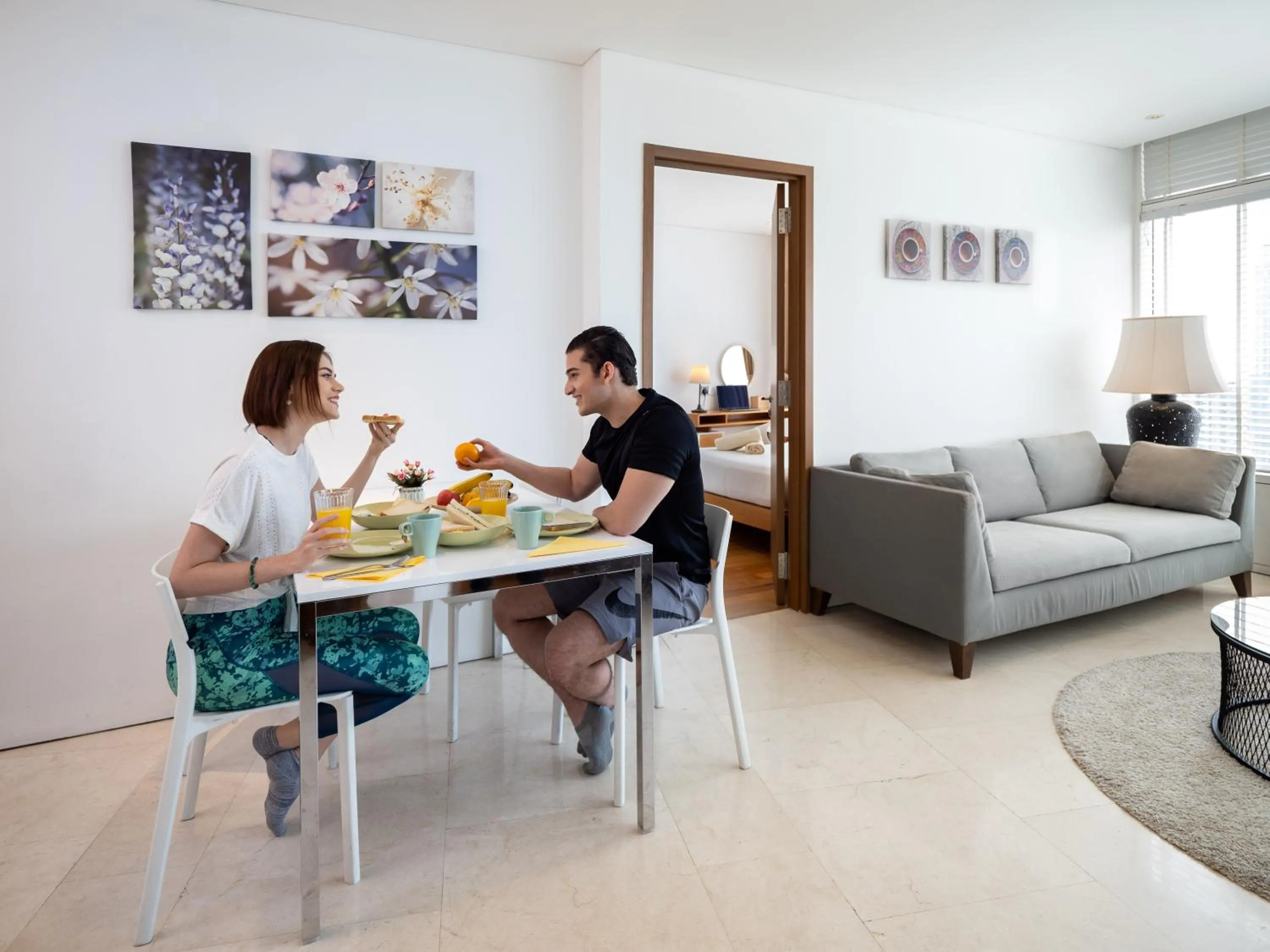 Living room in The Penthouse KLCC