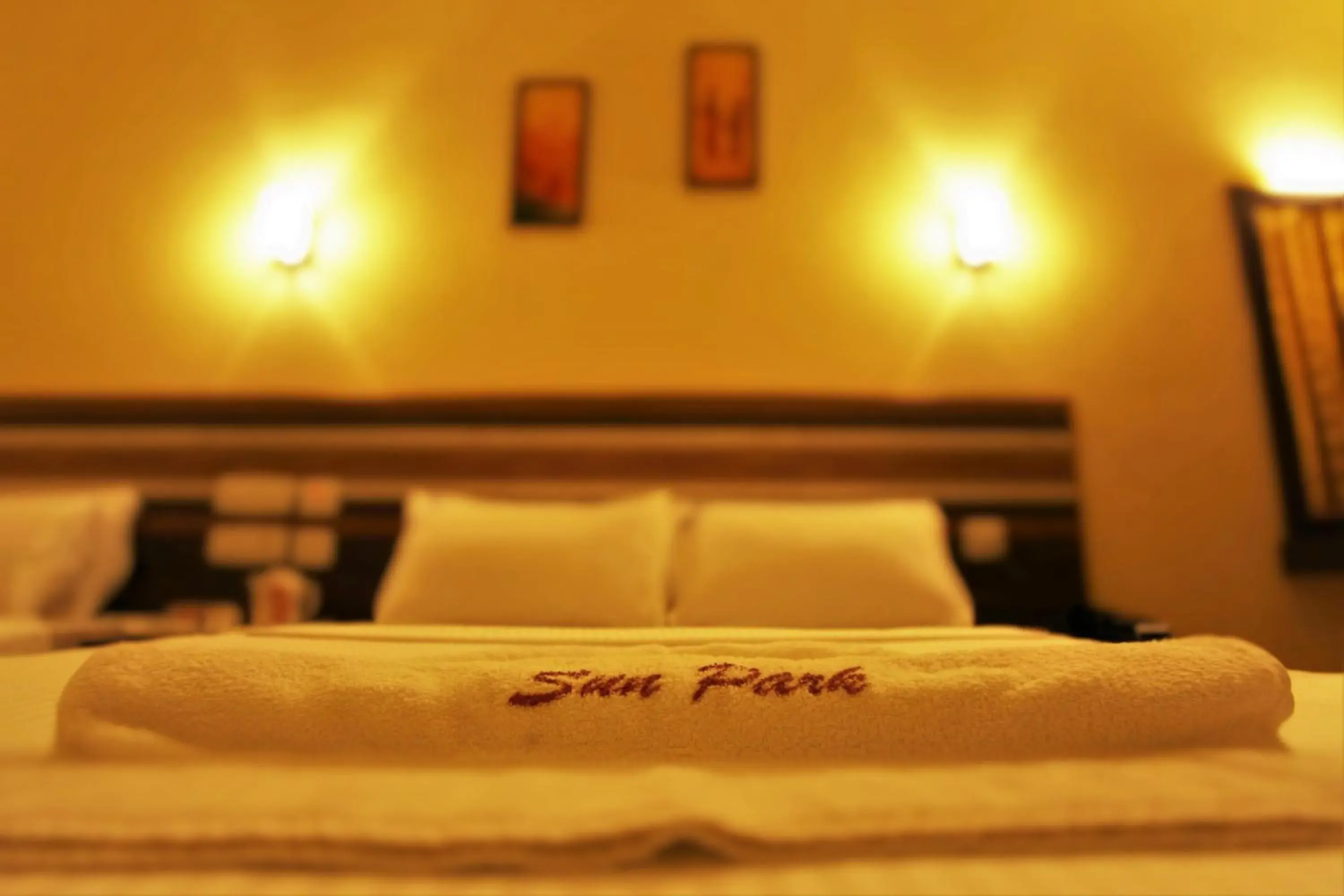 Bed in Hotel Sun Park Bed in Hotel Sun Park