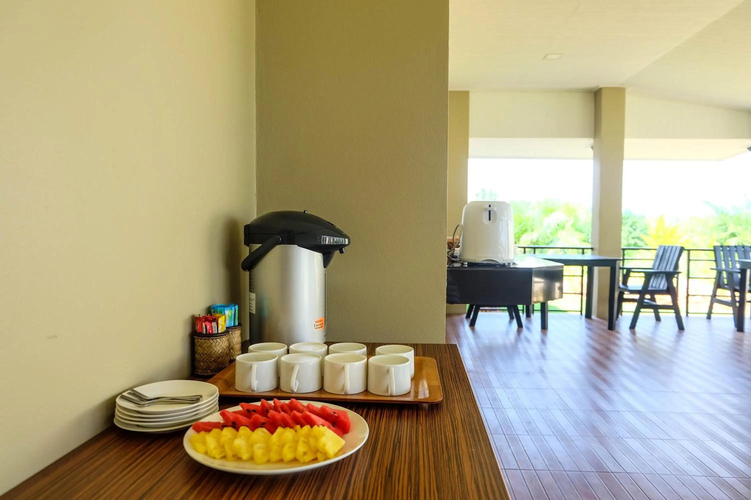 Communal kitchen in The Oasis Khaolak Resort - SHA Plus