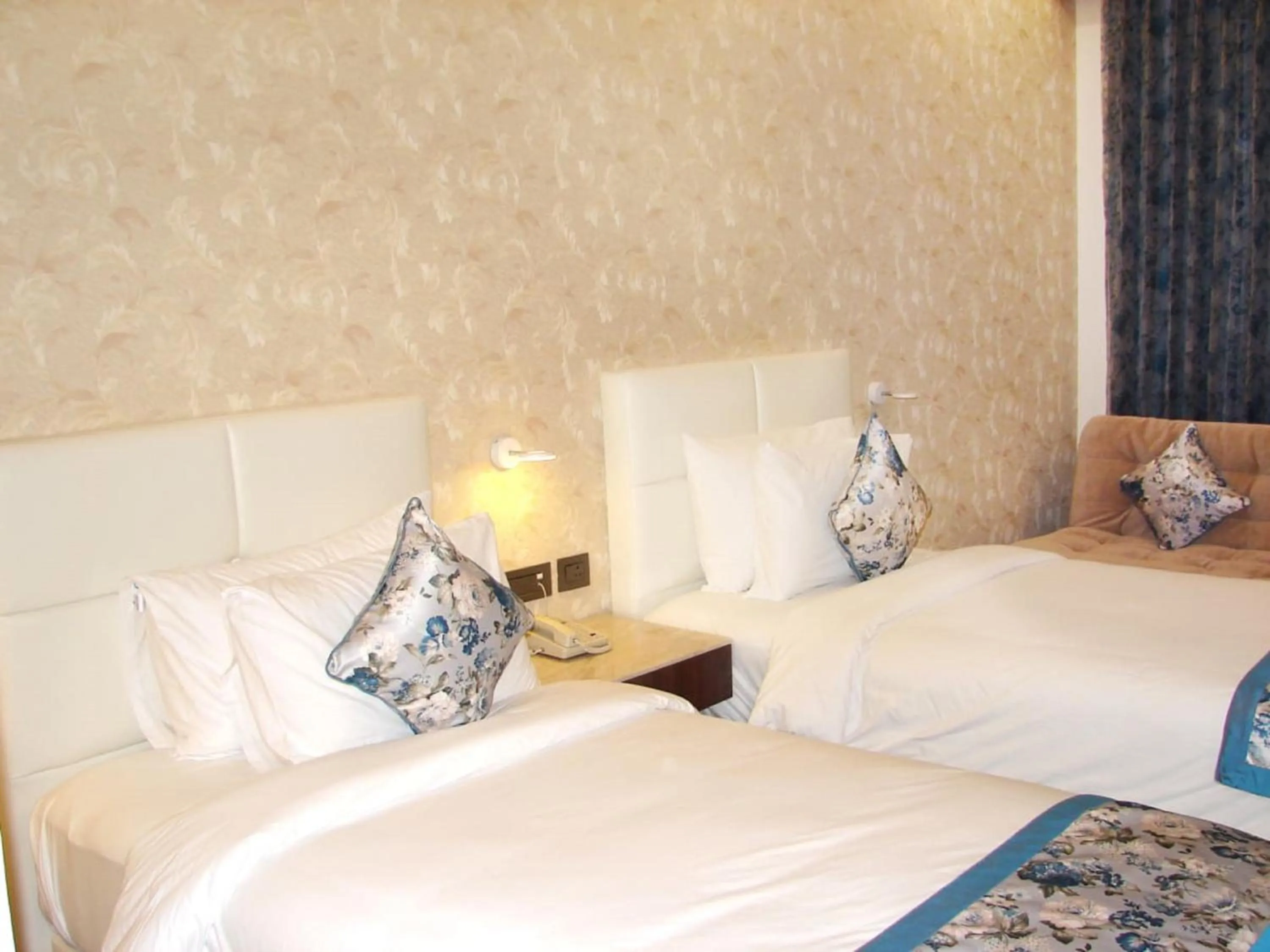 Toilet, Bed in Hotel Grand Maple