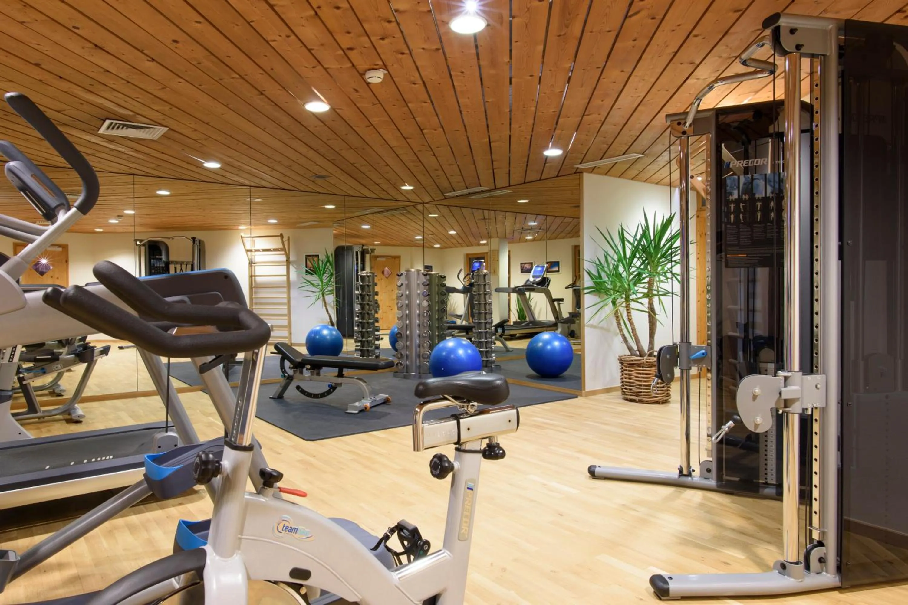 Fitness centre/facilities in Gasthof Löwen by Hotel Montafoner Hof