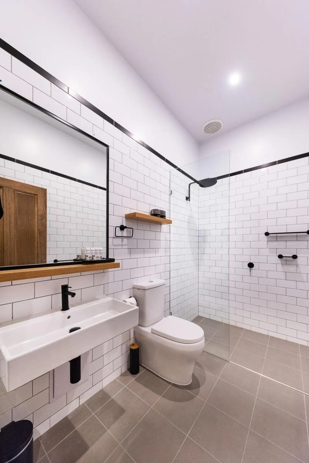 Toilet in East Brunswick Hotel