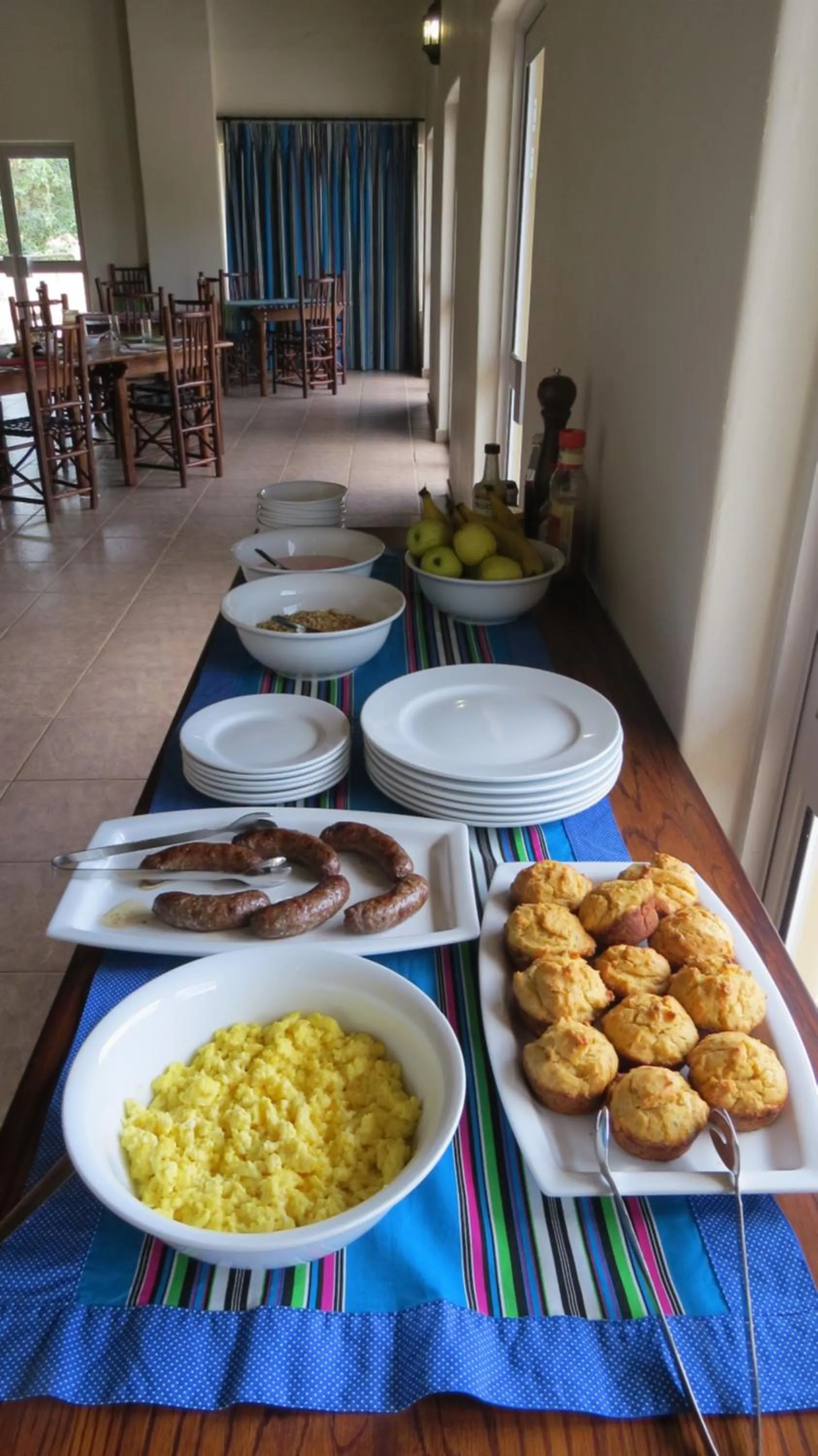 Breakfast in Awelani Lodge