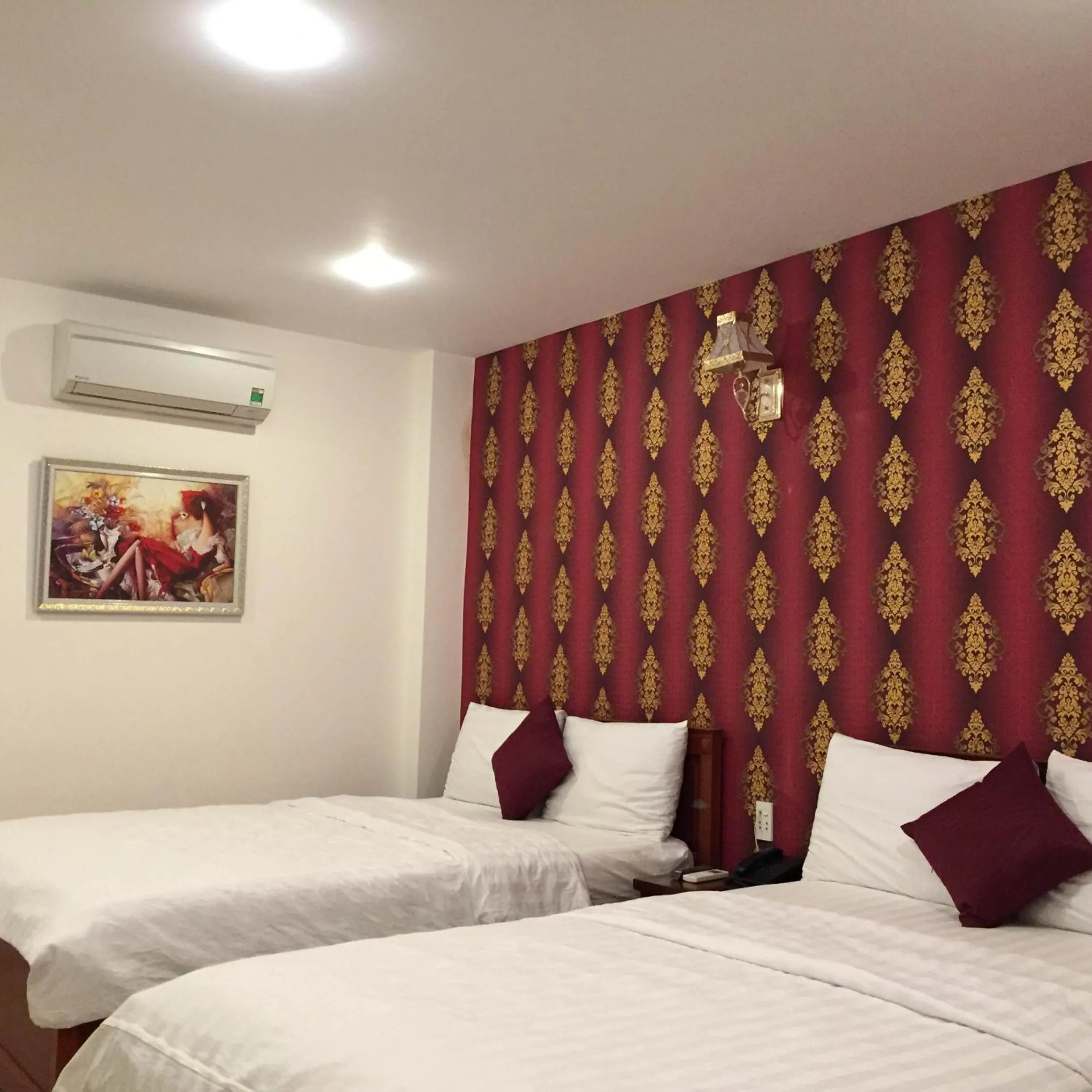 Bedroom, Bed in Huy Hoang 1 Hotel - Tân Bình