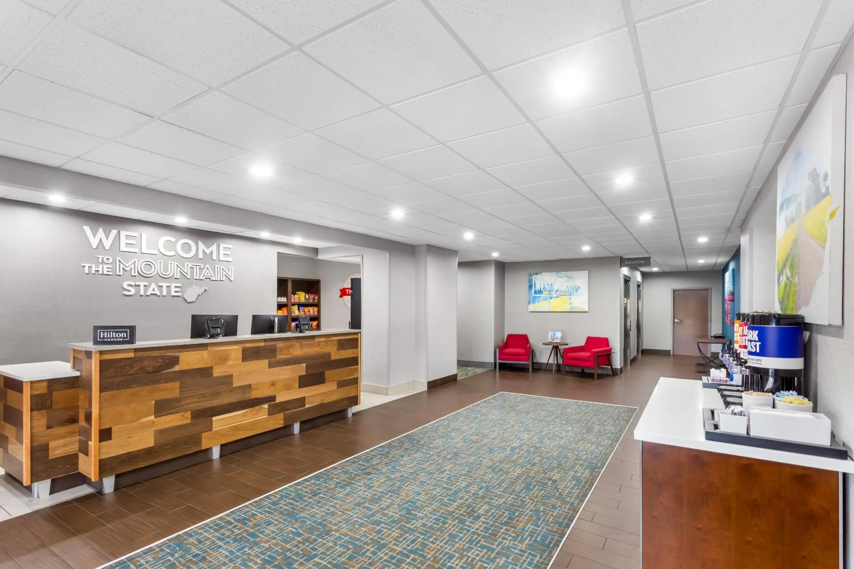 Lobby or reception in Hampton Inn University Area, Huntington, Wv