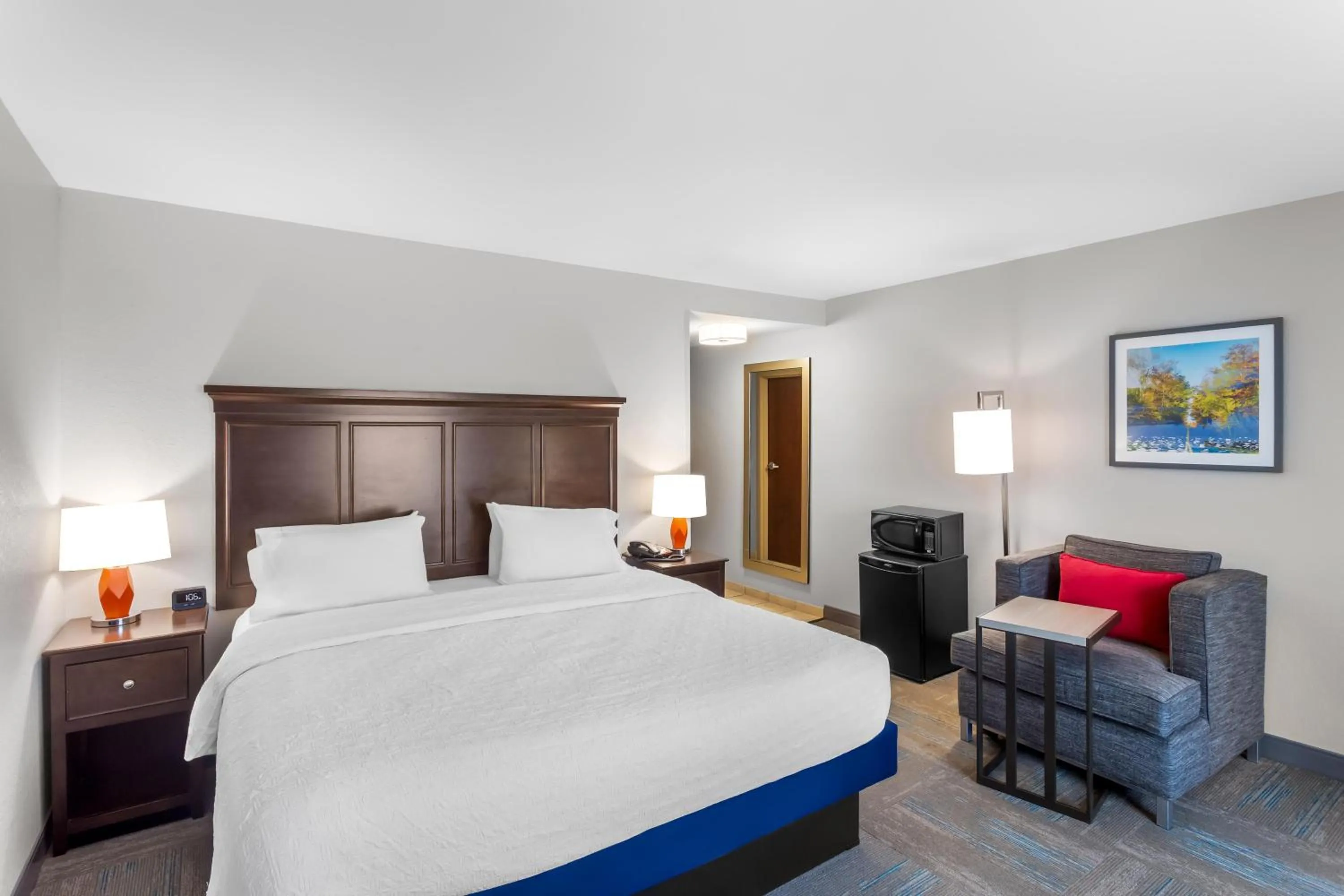 Bed in Hampton Inn University Area, Huntington, Wv