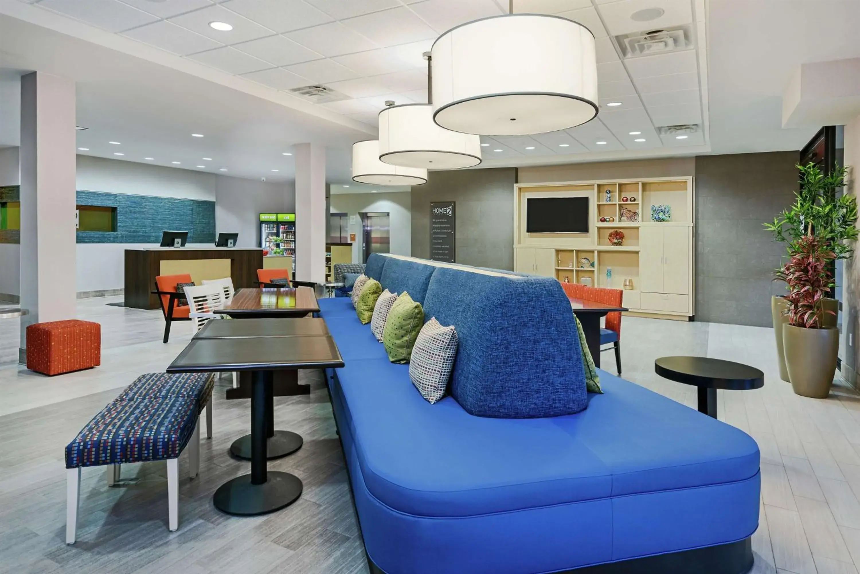 Lobby or reception in Home2 Suites By Hilton Austin Airport Lobby or reception in Home2 Suites By Hilton Austin Airport