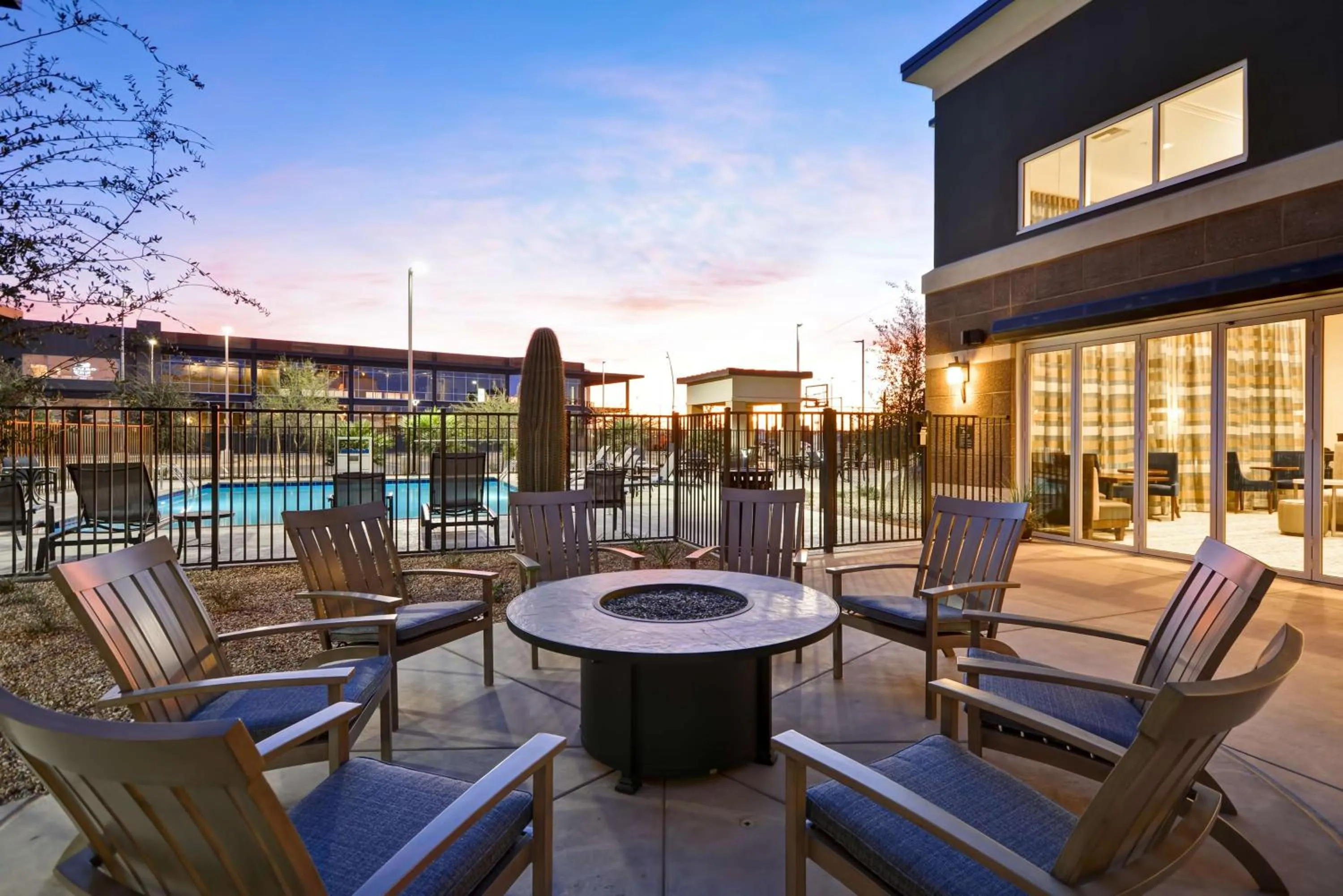 Patio in Homewood Suites By Hilton Phoenix Tempe Asu Area