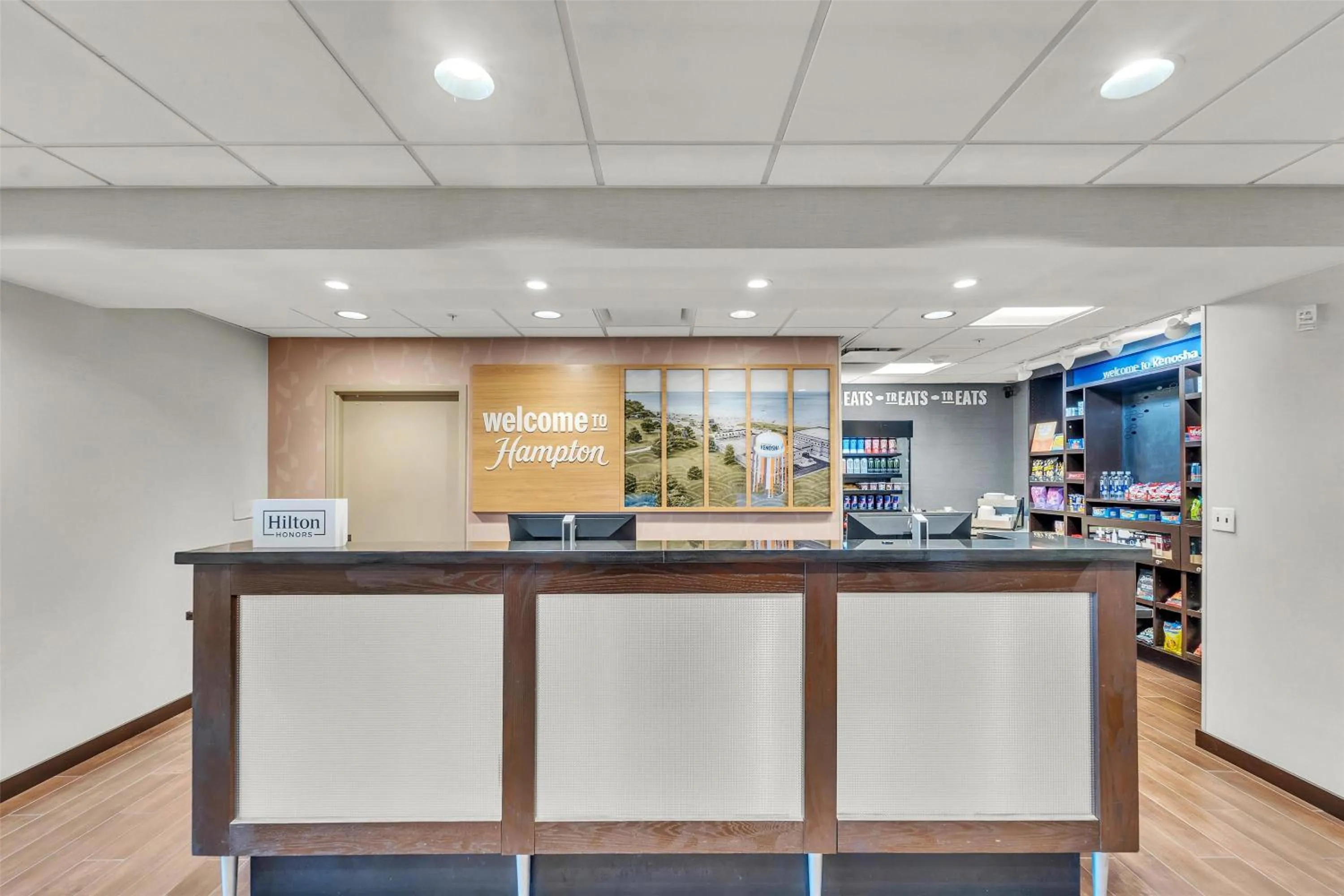 Lobby or reception in Hampton Inn & Suites Kenosha Pleasant Prairie