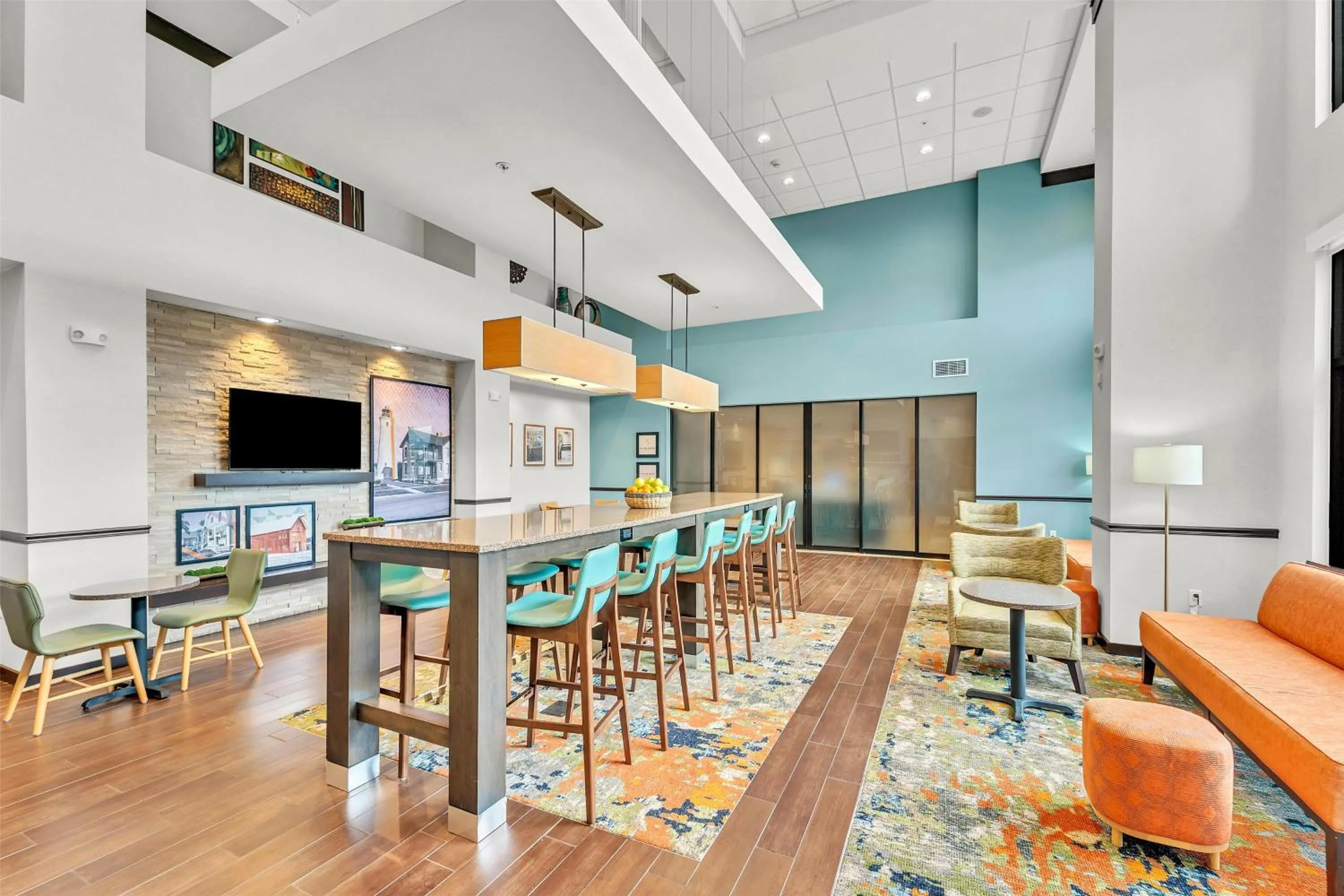 Lobby or reception in Hampton Inn & Suites Kenosha Pleasant Prairie