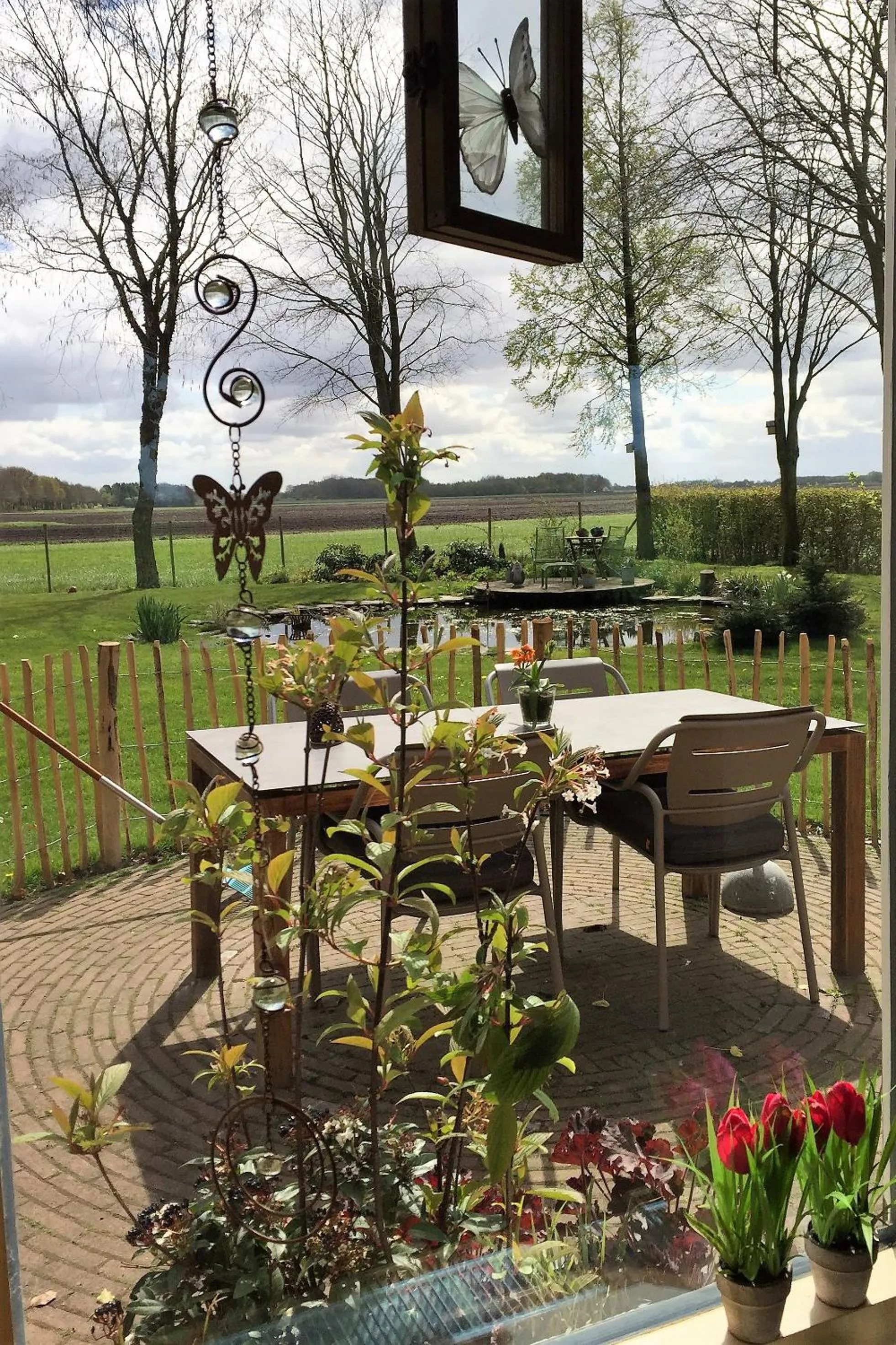 Garden view in De Porrepoele