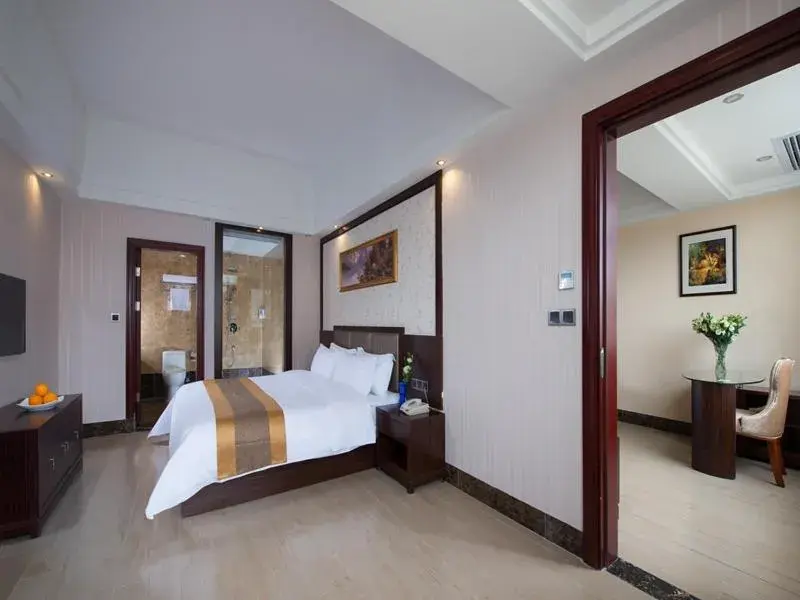 Bed in Vienna International Hotel Jieyang Chaoshan Airport Bed in Vienna International Hotel Jieyang Chaoshan Airport