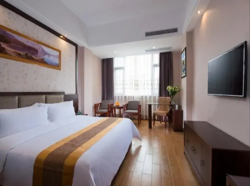 Bed in Vienna International Hotel Jieyang Chaoshan Airport Bed in Vienna International Hotel Jieyang Chaoshan Airport