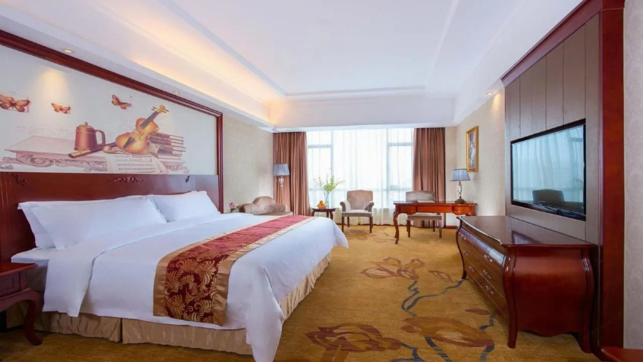 Bed in Vienna International Hotel Dongguan Chang'an North Station