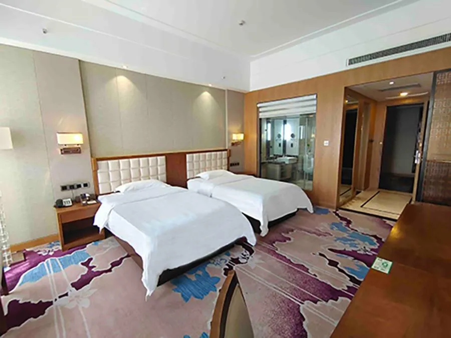 Bed in Vienna Hotel Yinchuan Railway Station