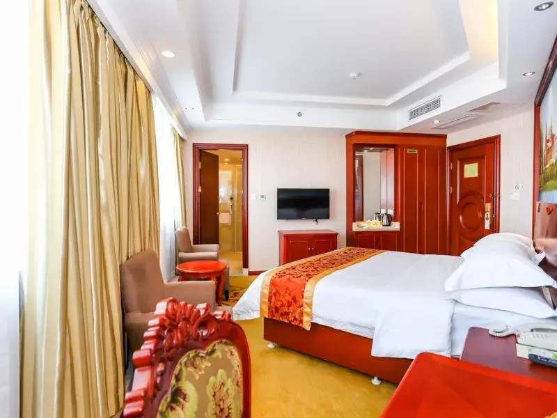 Bed in Vienna International Hotel Shanghai Fengxian Nanqiao Bed in Vienna International Hotel Shanghai Fengxian Nanqiao