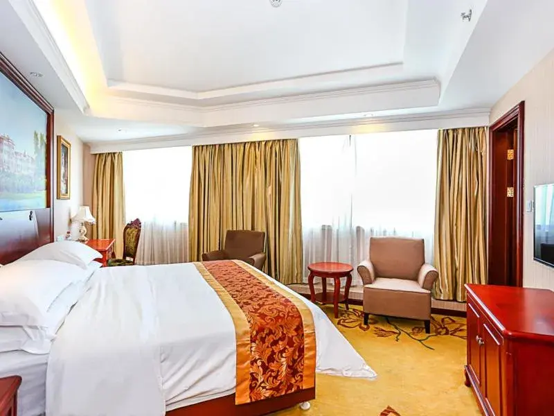 Bed in Vienna International Hotel Shanghai Fengxian Nanqiao Bed in Vienna International Hotel Shanghai Fengxian Nanqiao